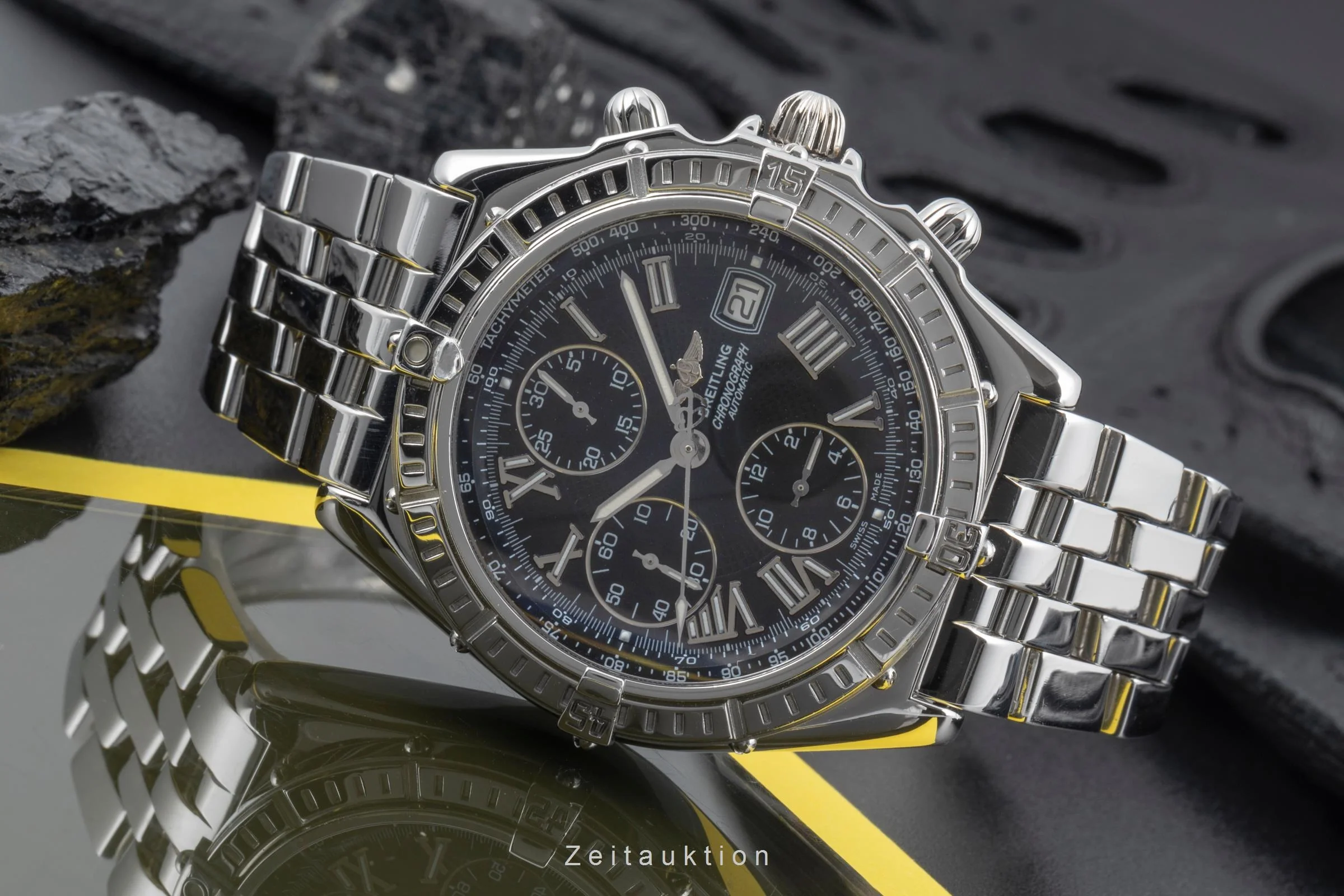 Breitling Crosswind chronograph steel automatic men's watch A13055 LP: 8100EUR  [2504469] - Image 3