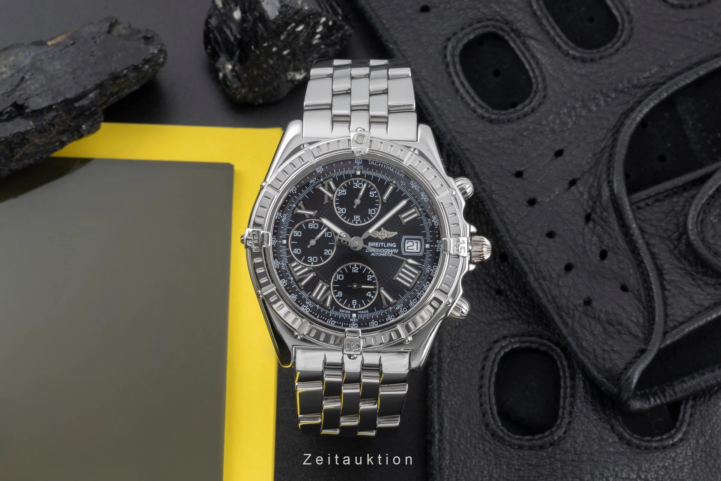 Breitling Crosswind chronograph steel automatic men's watch A13055 LP: 8100EUR  [2504469] - Image 4