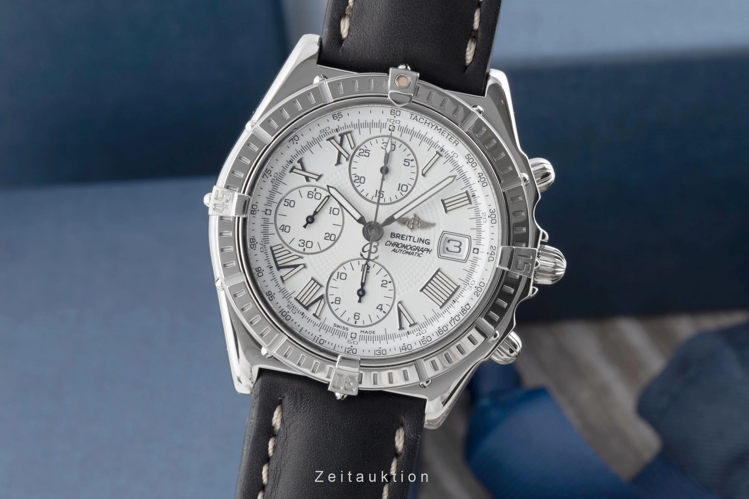 Breitling Crosswind chronograph steel automatic men's watch A13055 LP: 8100EUR  [2600149] - Image 2