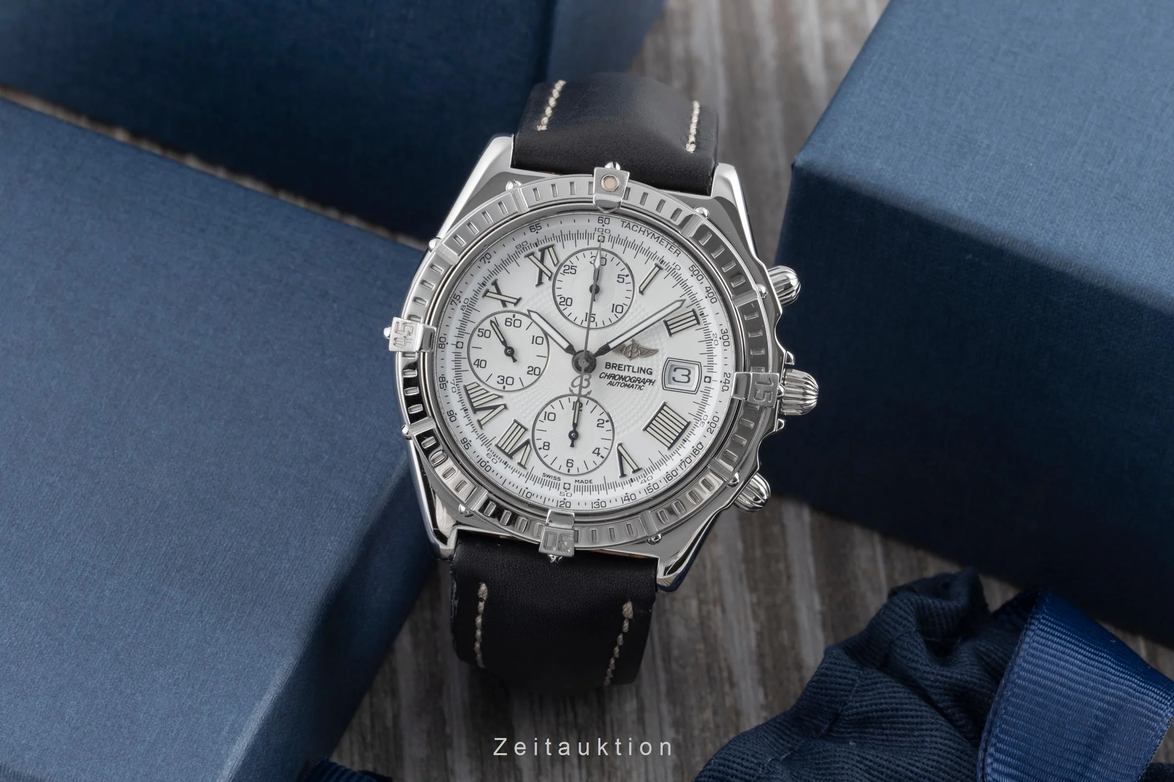Breitling Crosswind chronograph steel automatic men's watch A13055 LP: 8100EUR  [2600149] - Image 4