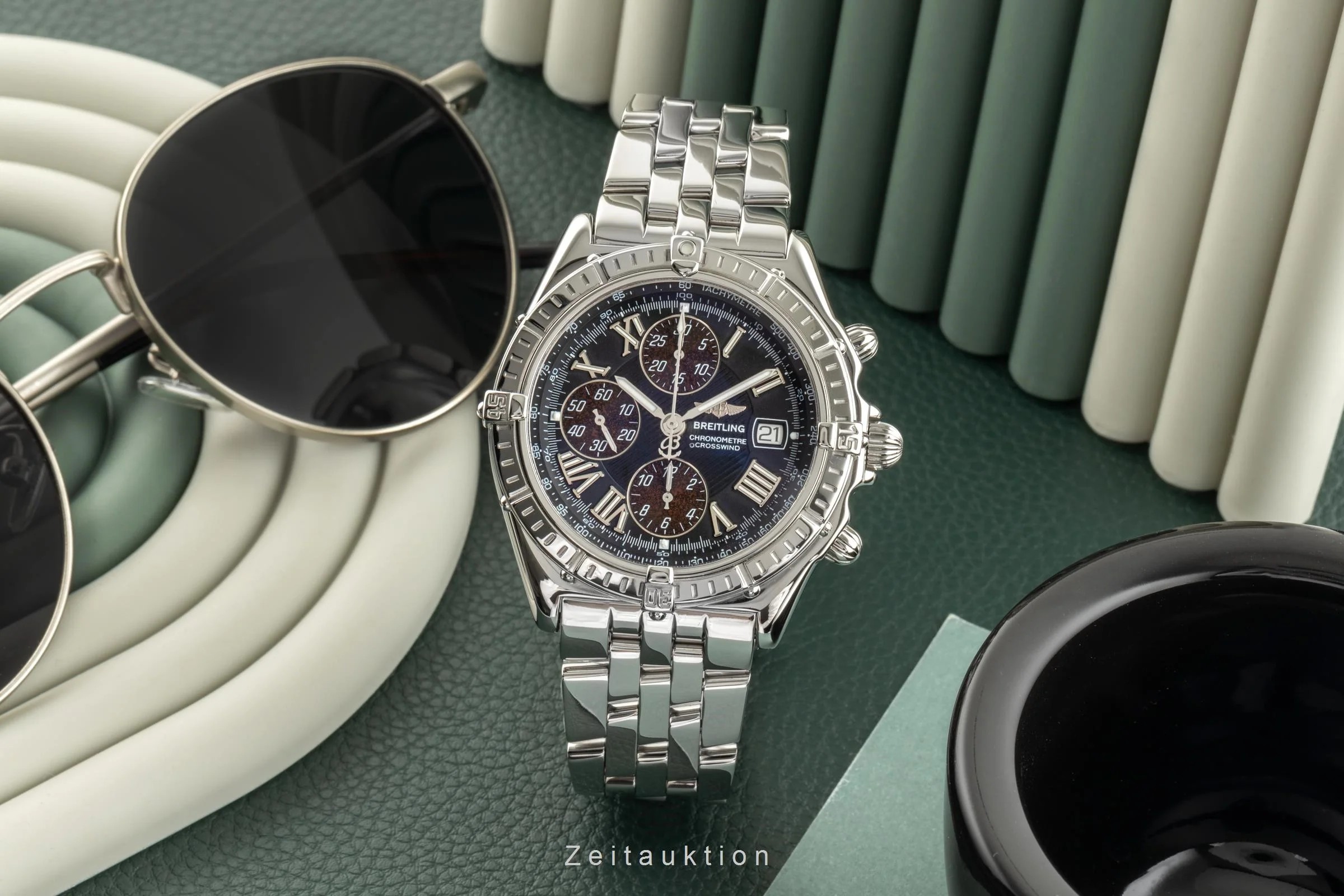Breitling Crosswind chronograph steel automatic men's watch A13355 LP: 7900EUR  [2401379] - Image 3
