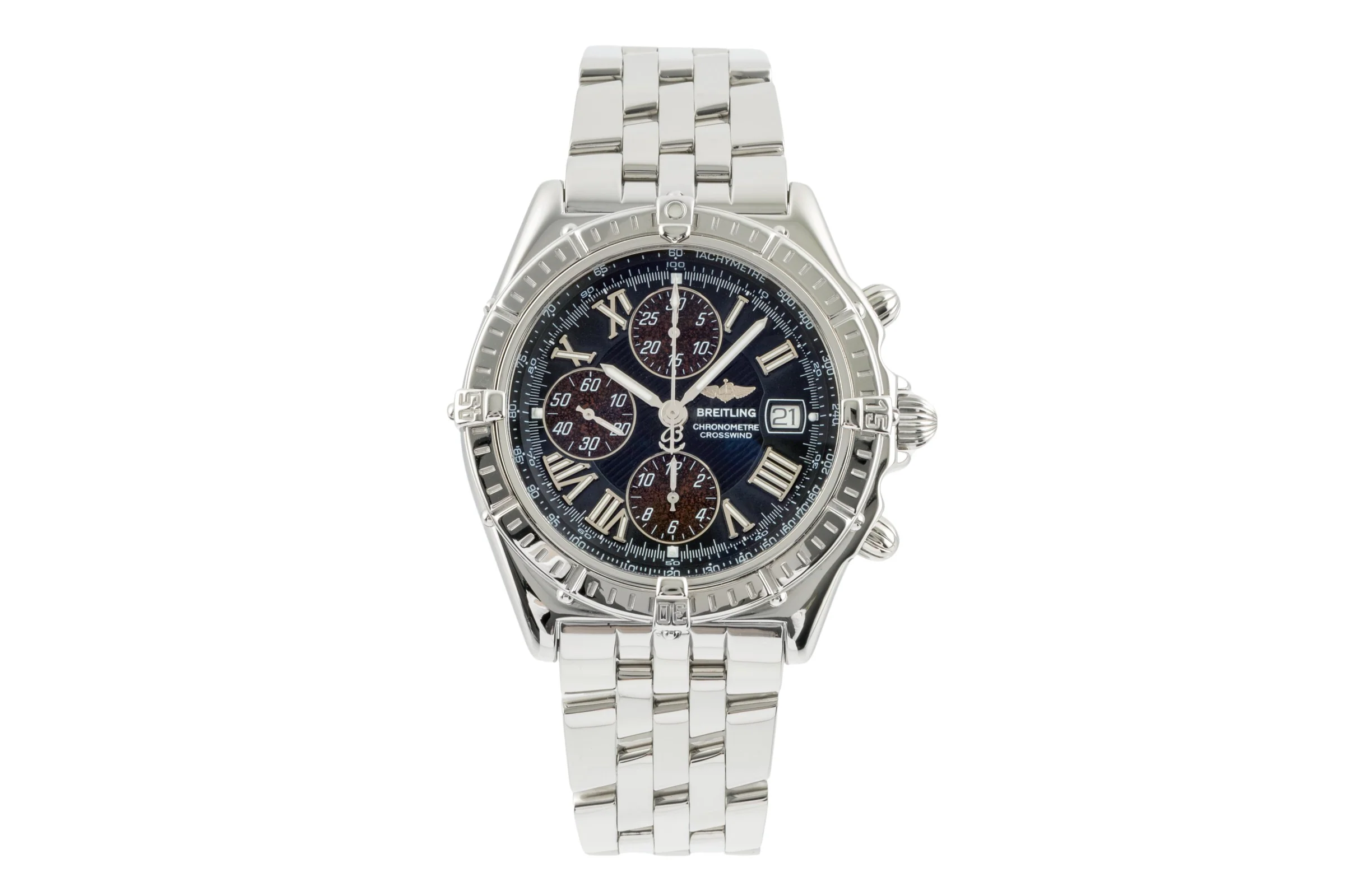 Breitling Crosswind chronograph steel automatic men's watch A13355 LP: 7900EUR  [2401379] - Image 4