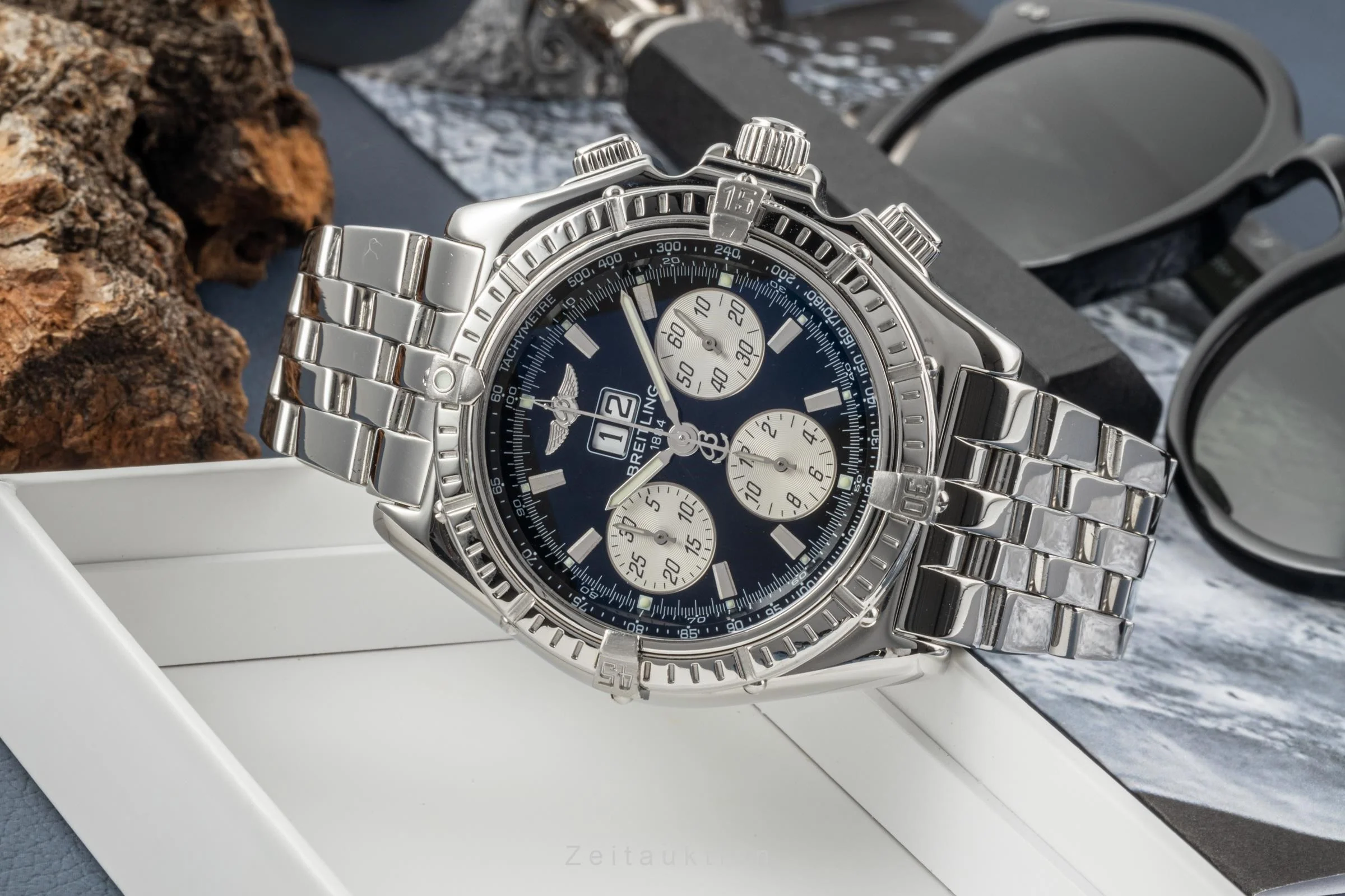 Breitling Crosswind chronograph steel automatic men's watch A44355  [2304191] - Image 2
