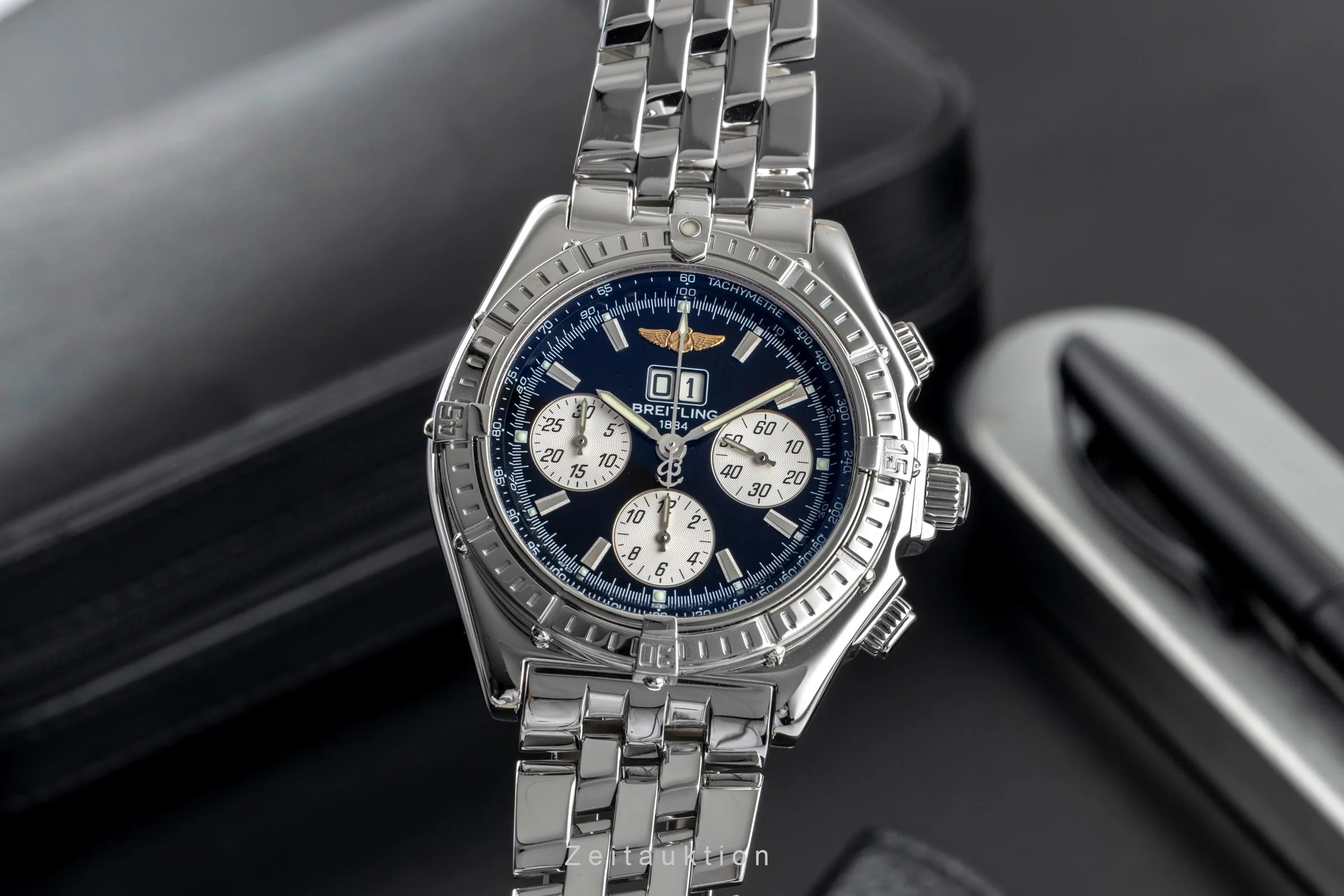 Breitling Crosswind chronograph steel automatic men's watch A44355  [2504624] - Image 2