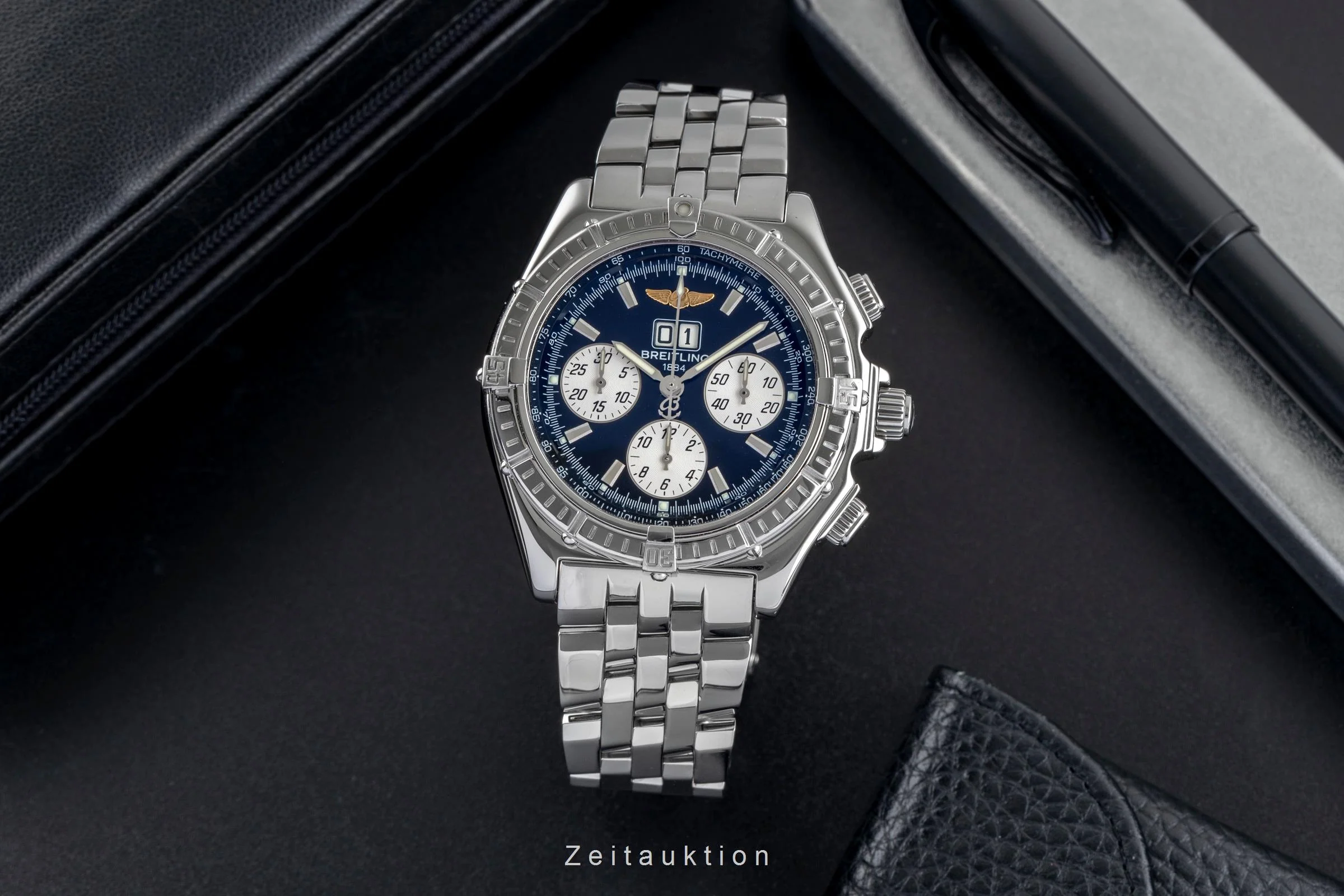Breitling Crosswind chronograph steel automatic men's watch A44355  [2504624] - Image 4