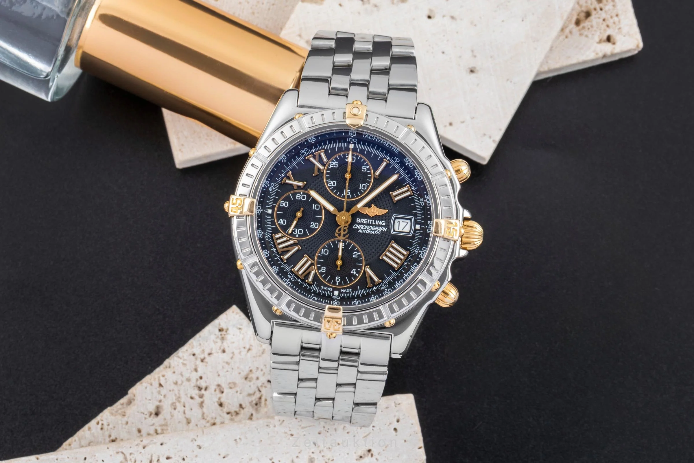 Breitling Crosswind chronograph steel / gold automatic men's watch B13055-096  [2505260] - Image 4