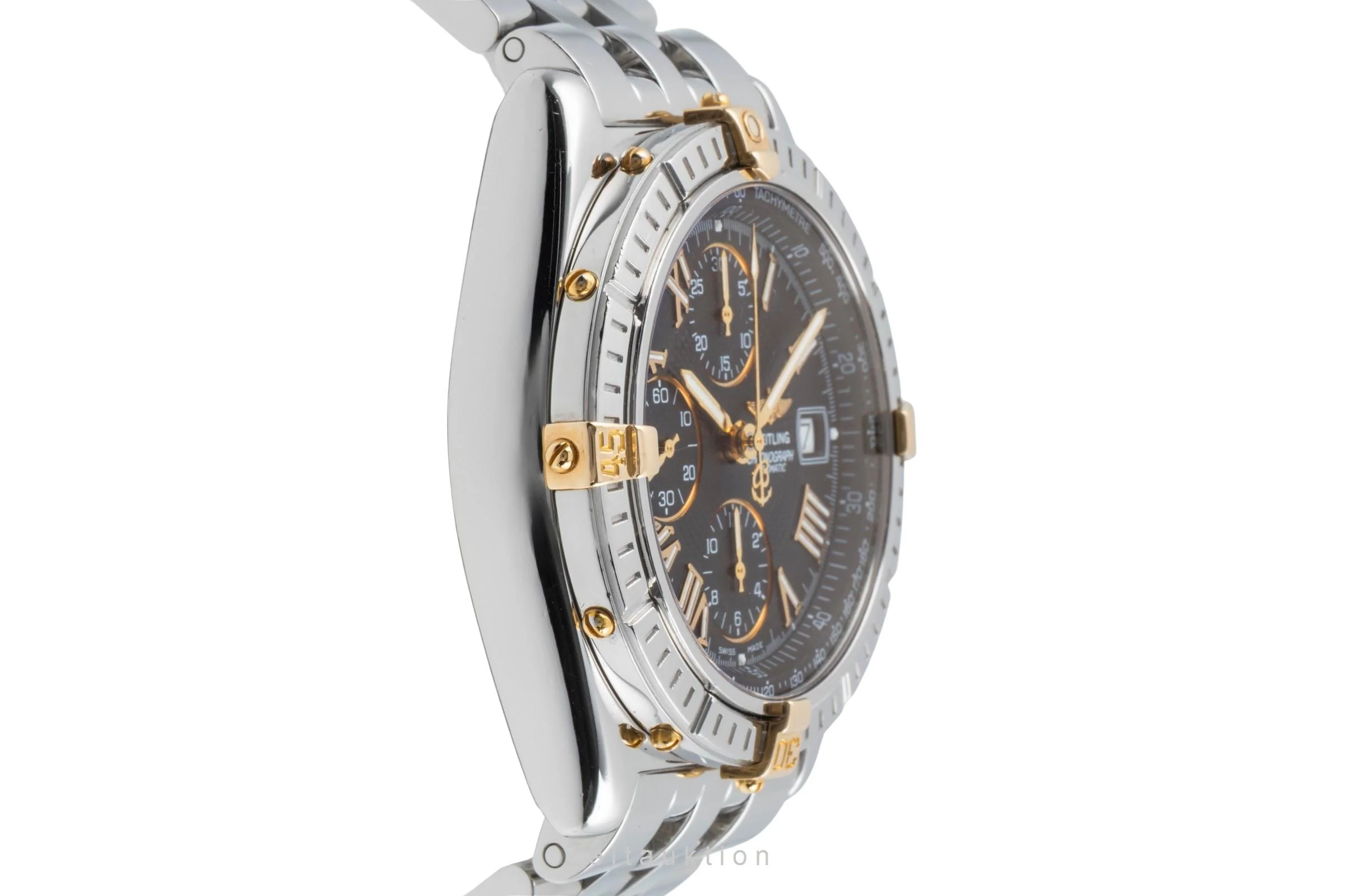 Breitling Crosswind chronograph steel / gold automatic men's watch B13055-096  [2505260] - Image 8