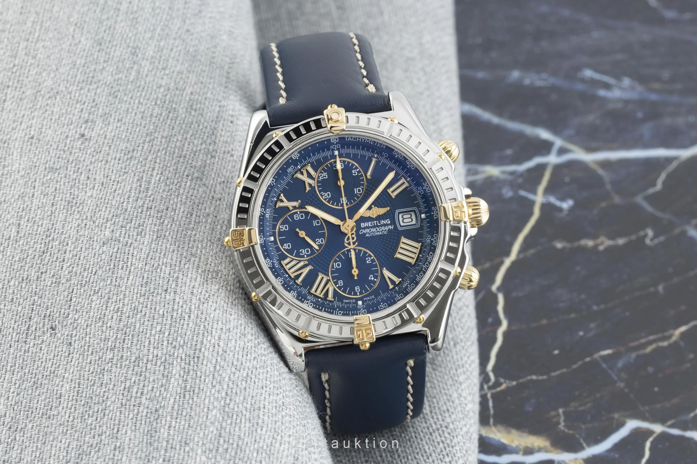Breitling Crosswind chronograph steel / gold automatic men's watch B13055  [2108645] - Image 2