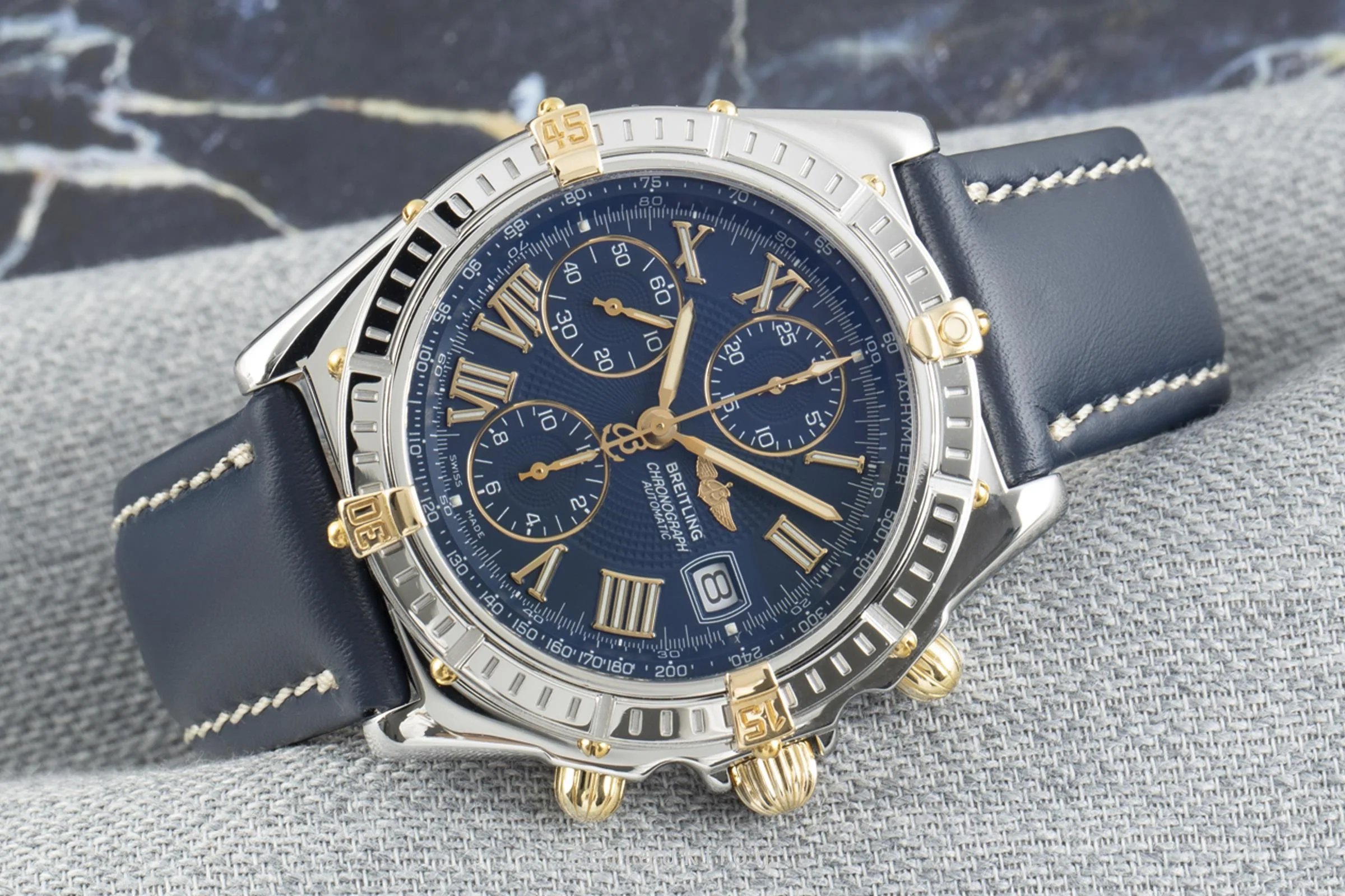 Breitling Crosswind chronograph steel / gold automatic men's watch B13055  [2108645] - Image 3