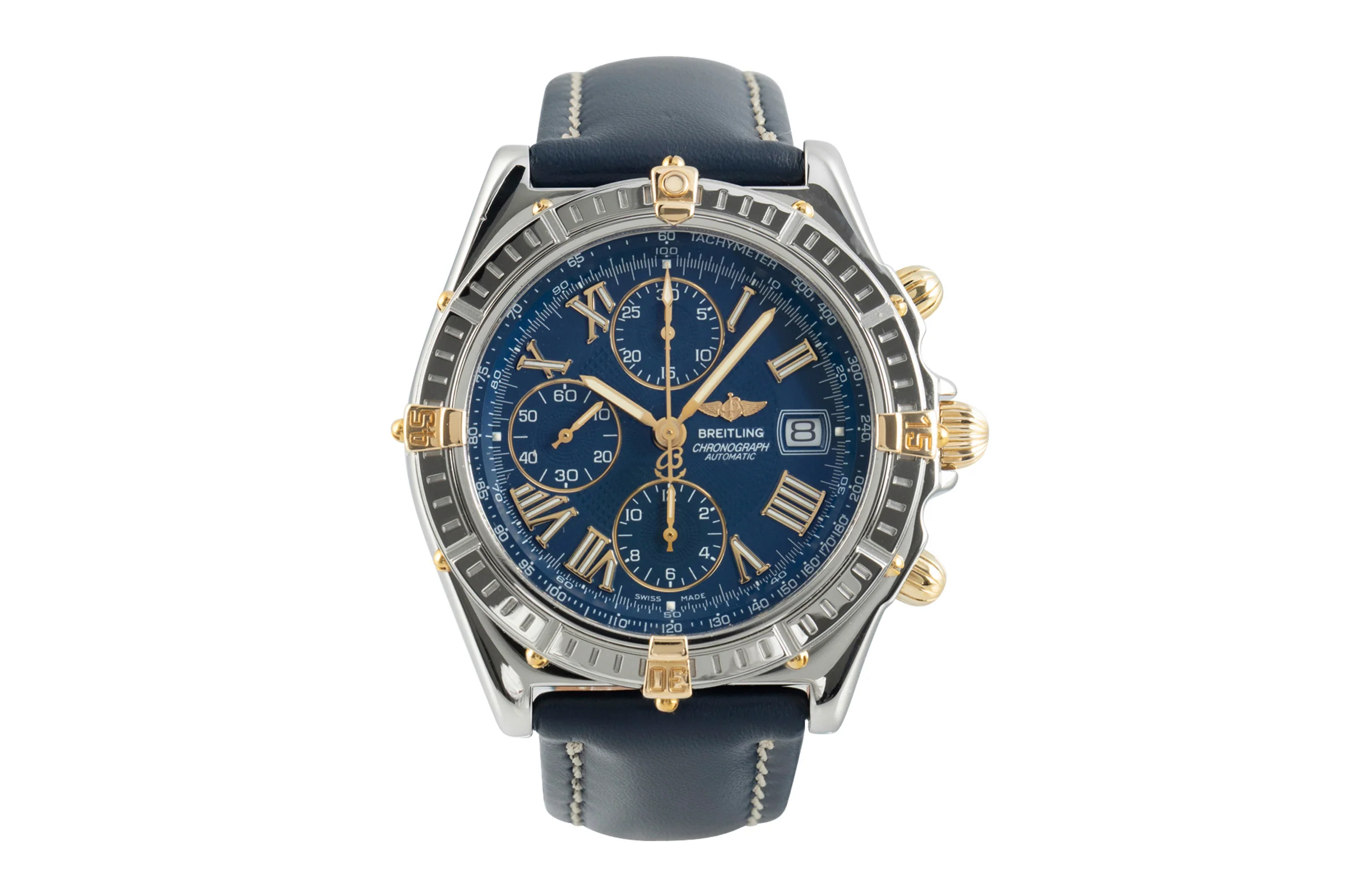 Breitling Crosswind chronograph steel / gold automatic men's watch B13055  [2108645] - Image 4