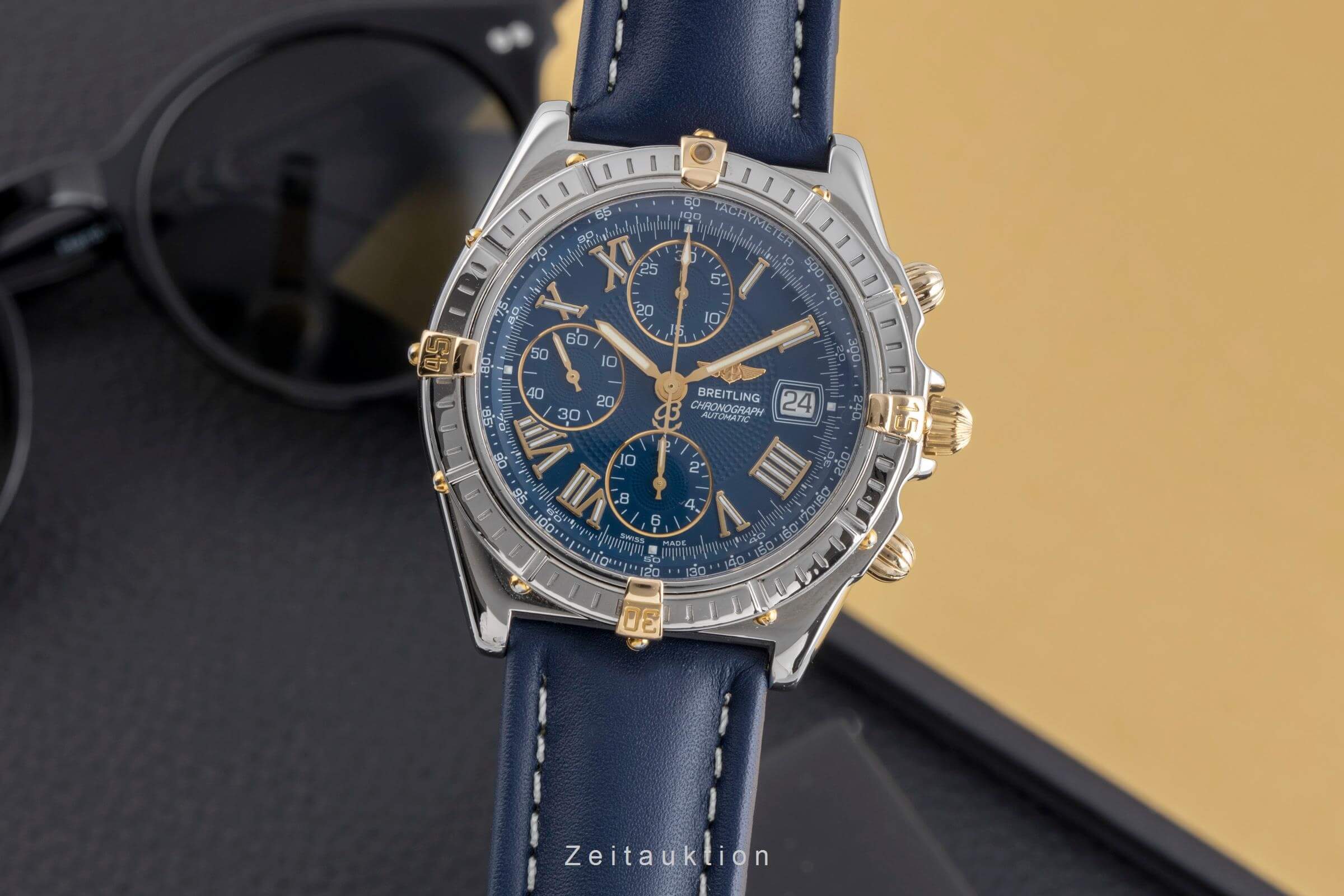 Breitling Crosswind chronograph steel / gold automatic men's watch B13055  [2502145] - Image 2