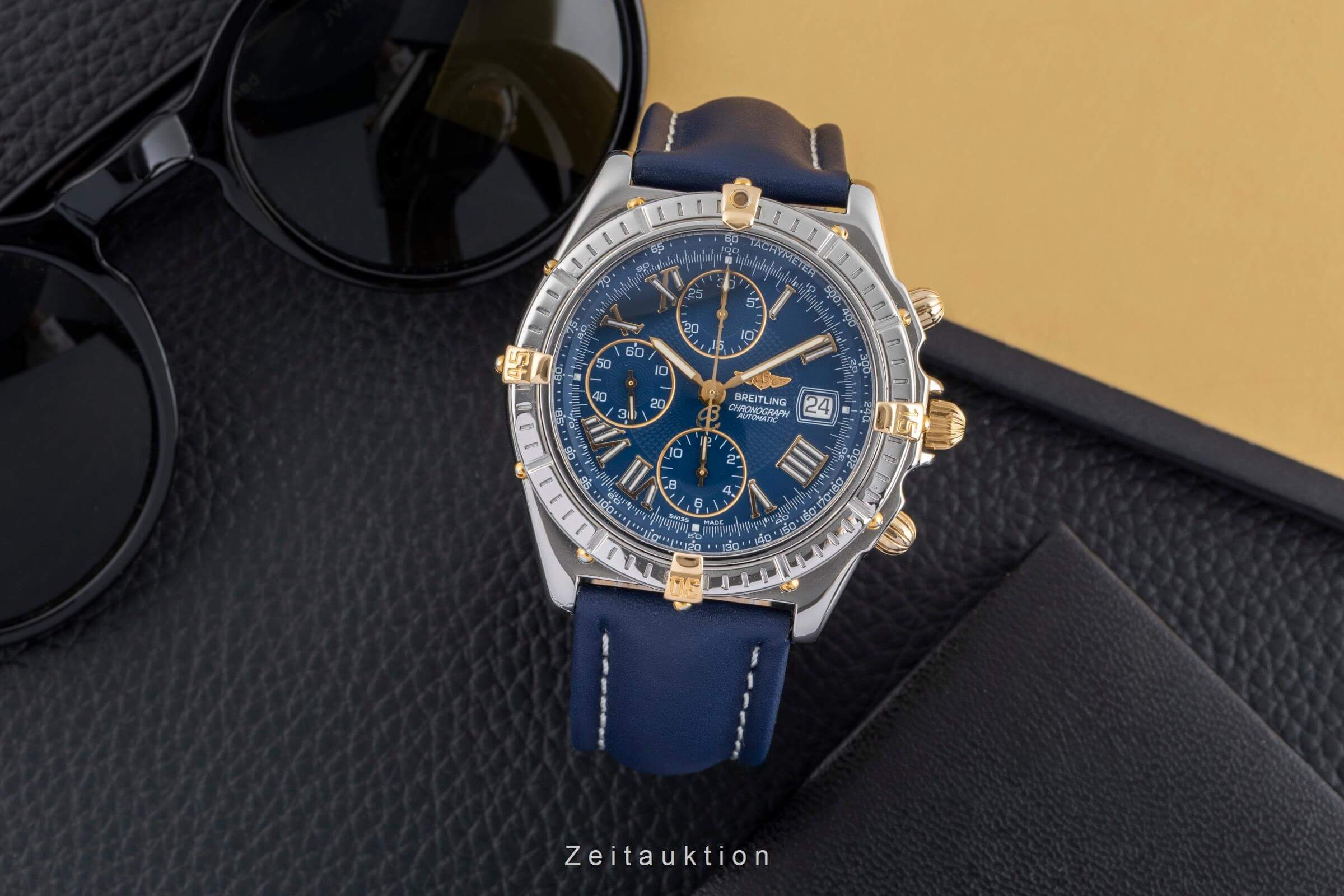 Breitling Crosswind chronograph steel / gold automatic men's watch B13055  [2502145] - Image 4