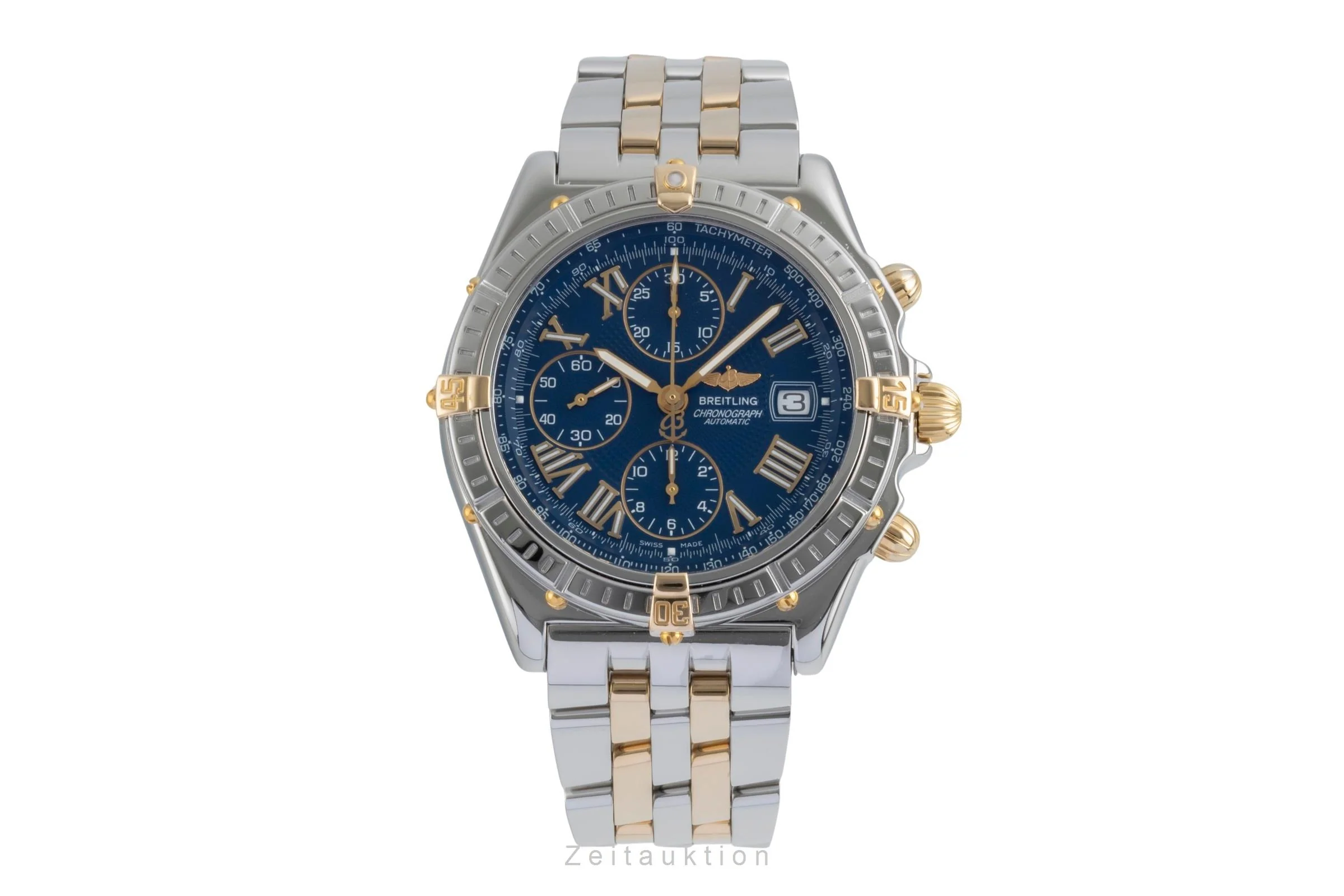 Breitling Crosswind chronograph steel / gold automatic men's watch B13055  [2506738] - Image 5