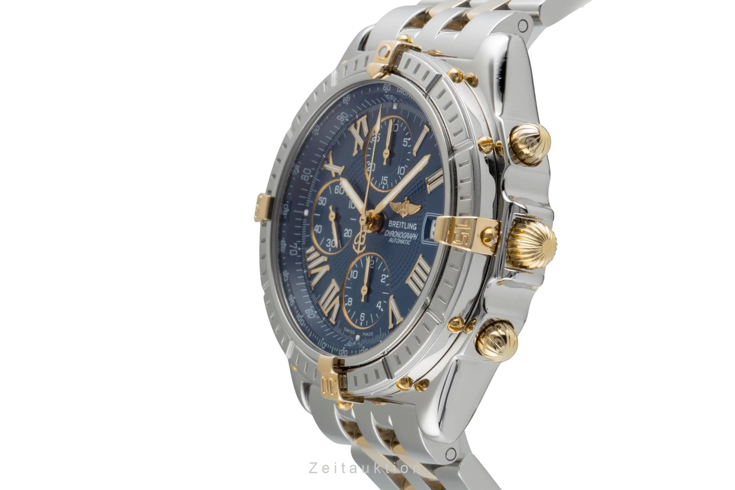 Breitling Crosswind chronograph steel / gold automatic men's watch B13055  [2506738] - Image 7