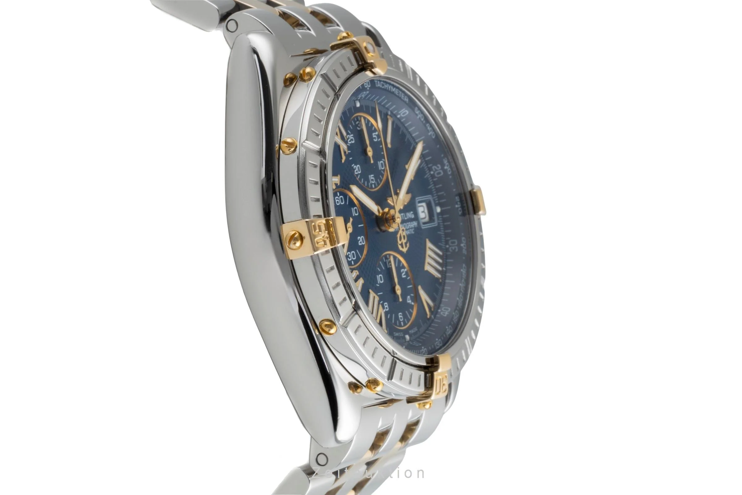 Breitling Crosswind chronograph steel / gold automatic men's watch B13055  [2506738] - Image 8