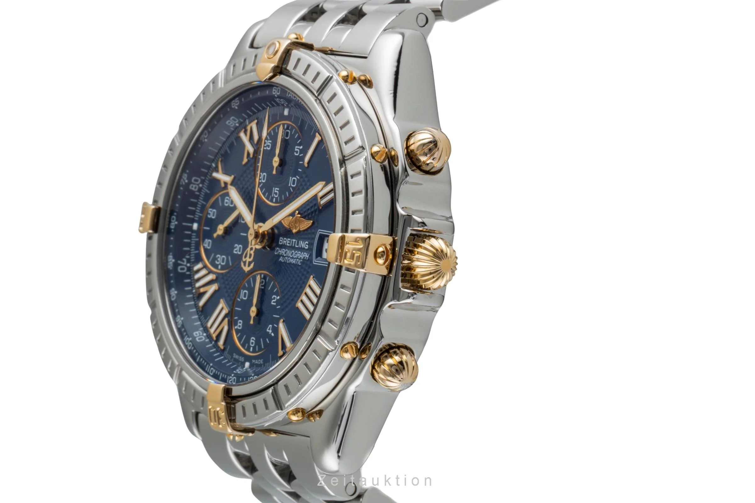 Breitling Crosswind chronograph steel / gold automatic men's watch B13055  [2600042] - Image 7