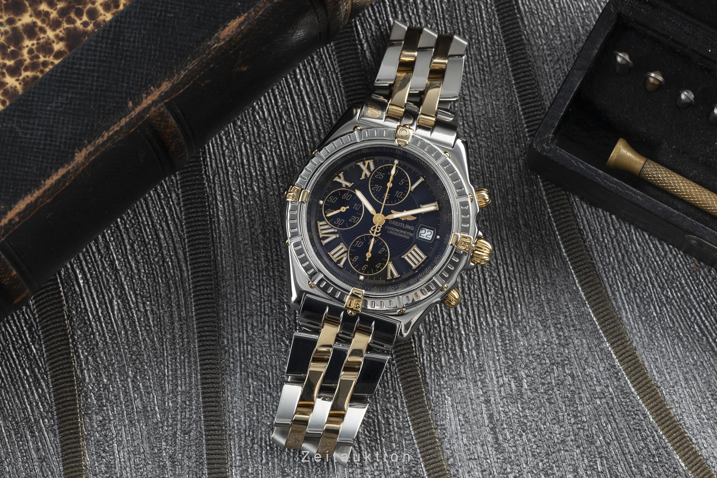 Breitling Crosswind chronograph steel / gold automatic men's watch B13355 LP: 11600EUR  [2200932] - Image 3
