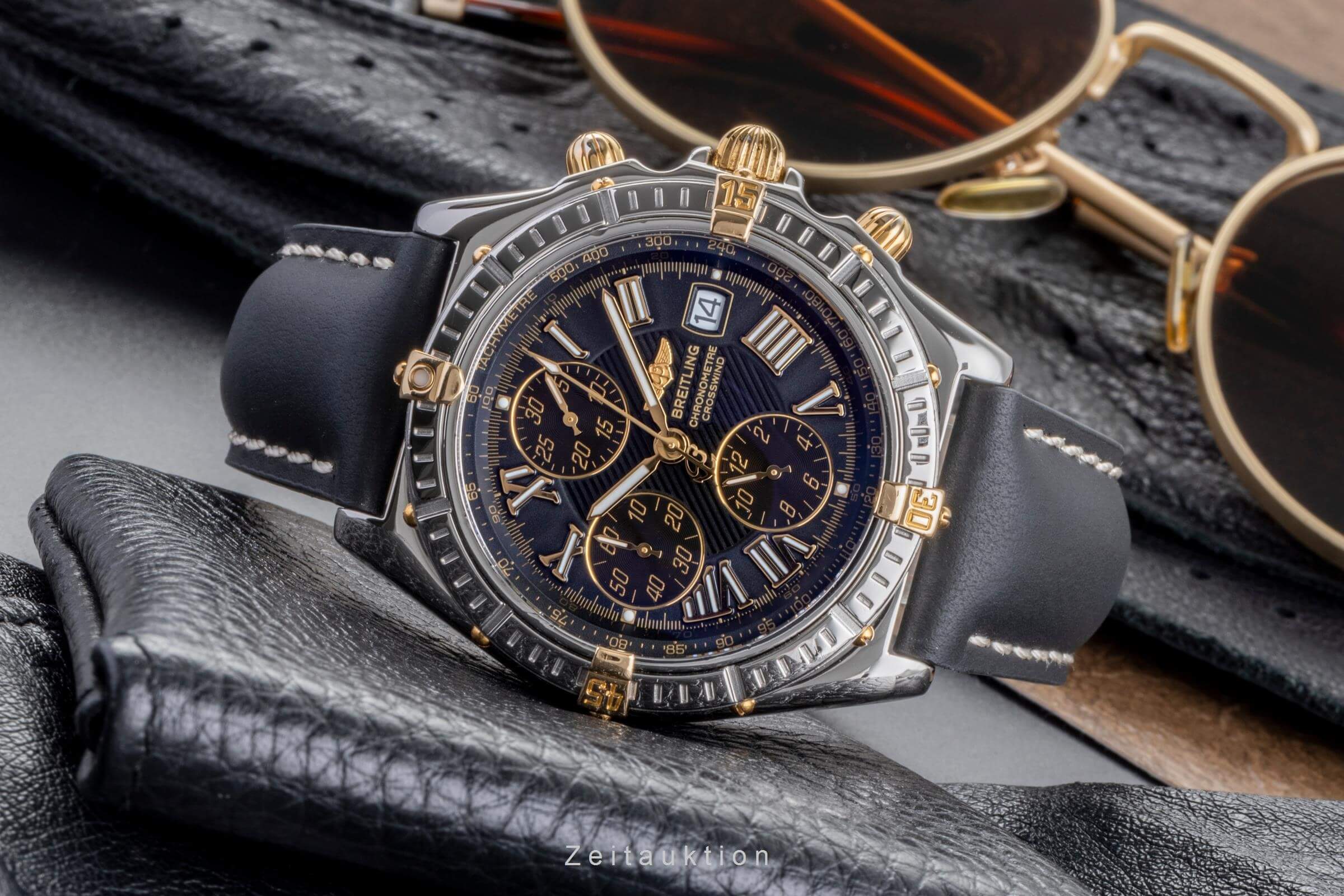 Breitling Crosswind chronograph steel / gold automatic men's watch B13355  [2502156] - Image 3