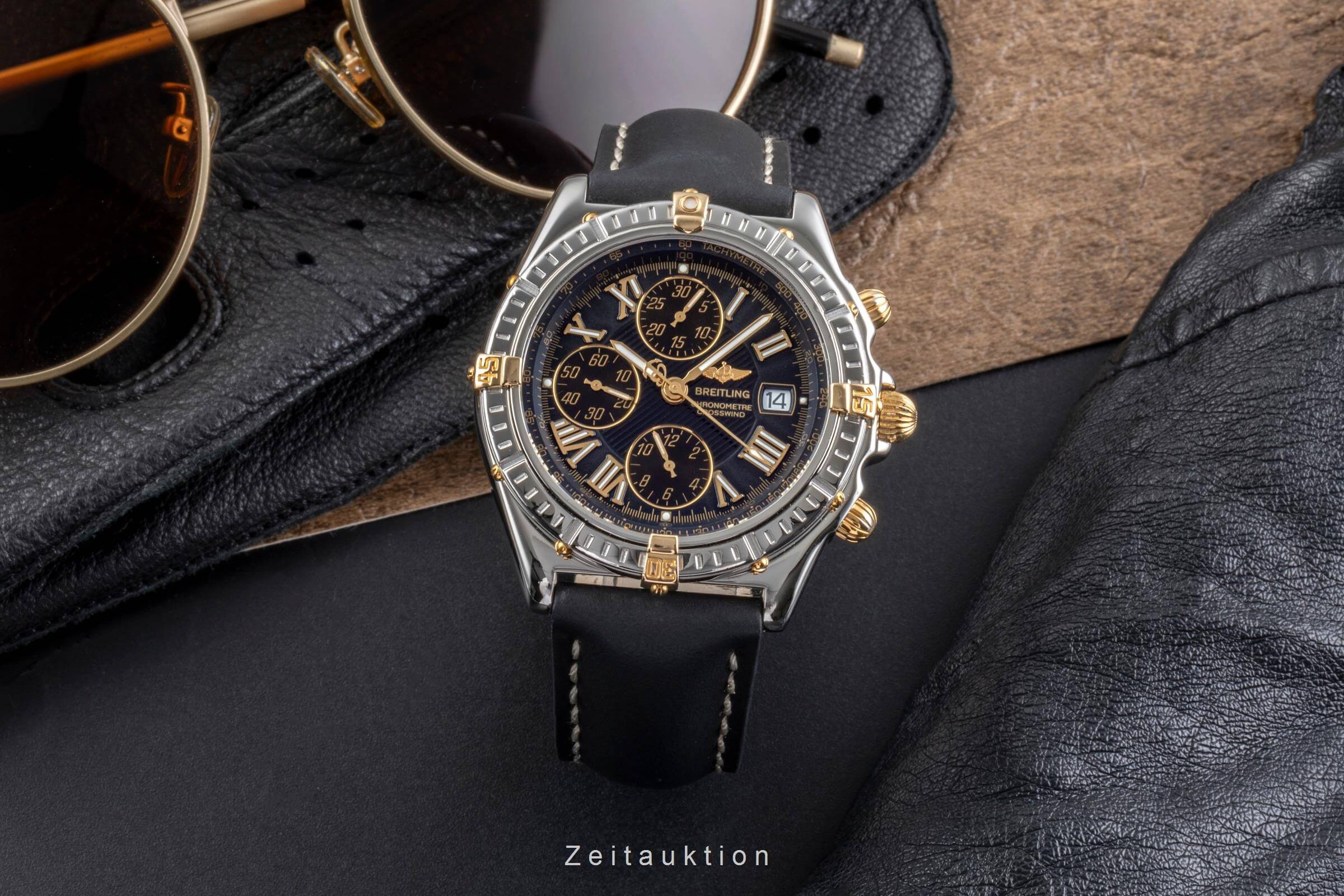 Breitling Crosswind chronograph steel / gold automatic men's watch B13355  [2502156] - Image 4