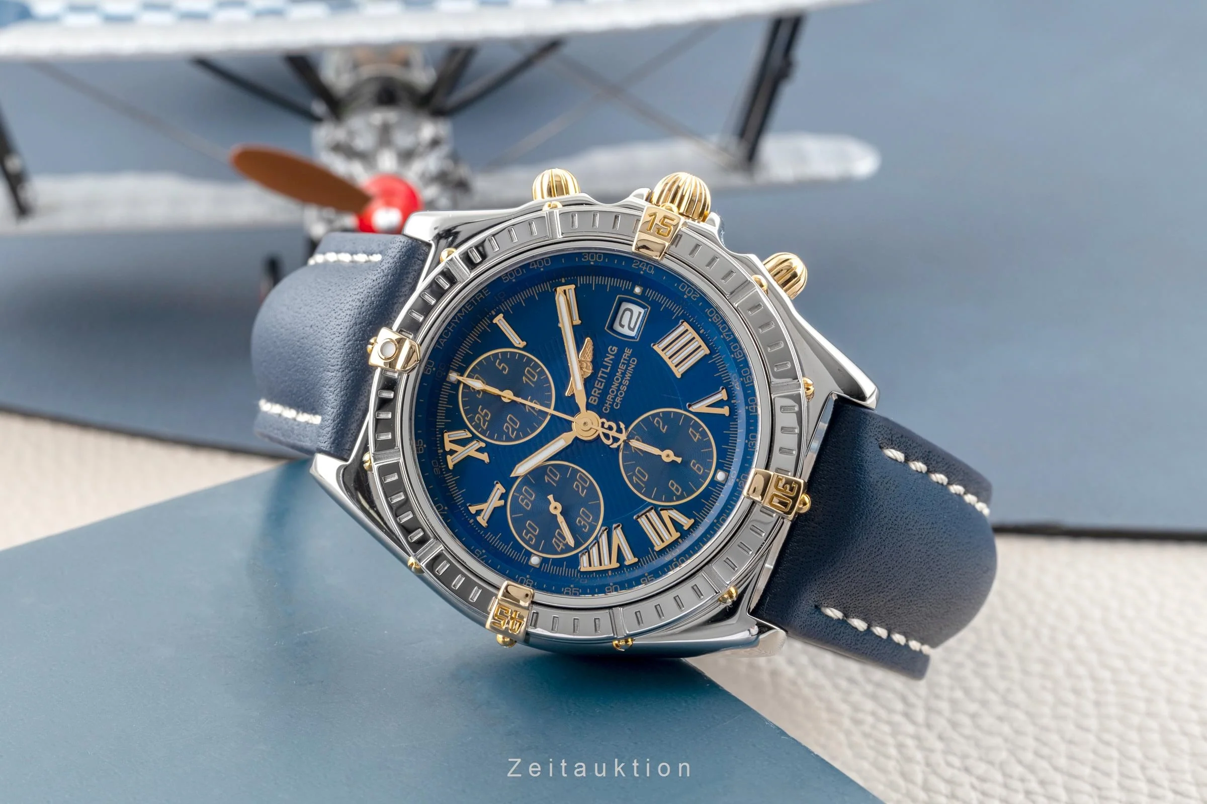 Breitling Crosswind chronograph steel / gold automatic men's watch B13355  [2502653] - Image 3