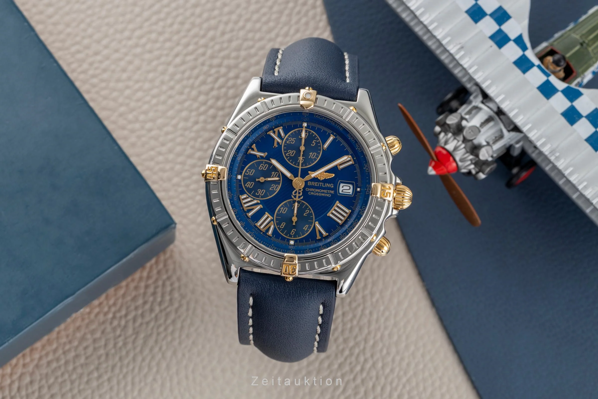 Breitling Crosswind chronograph steel / gold automatic men's watch B13355  [2502653] - Image 4