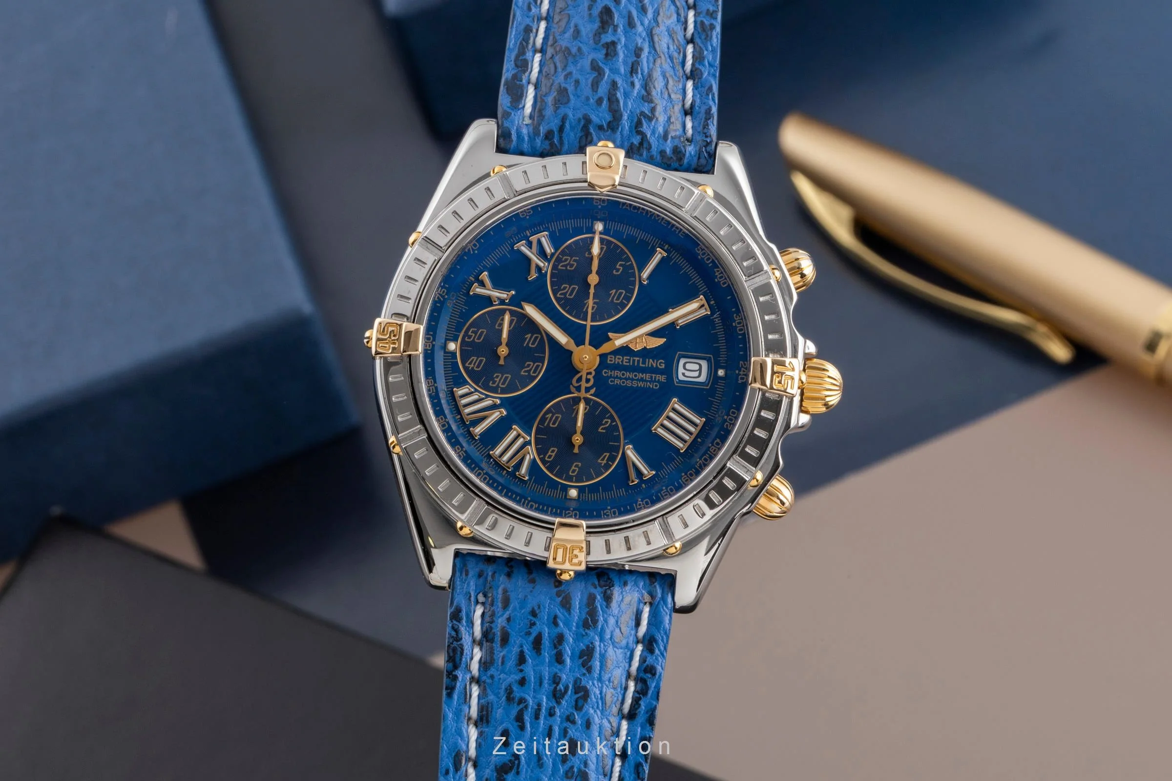 Breitling Crosswind chronograph steel / gold automatic men's watch B13355  [2502715] - Image 2