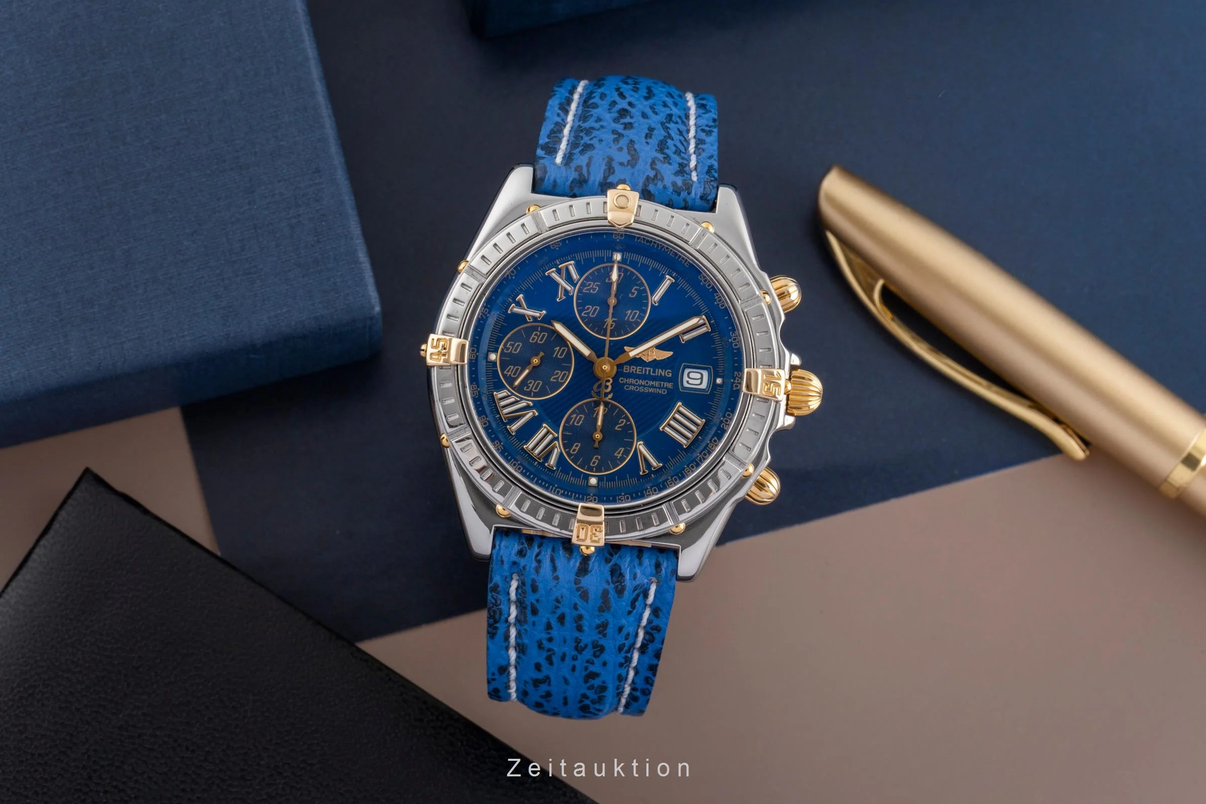 Breitling Crosswind chronograph steel / gold automatic men's watch B13355  [2502715] - Image 4
