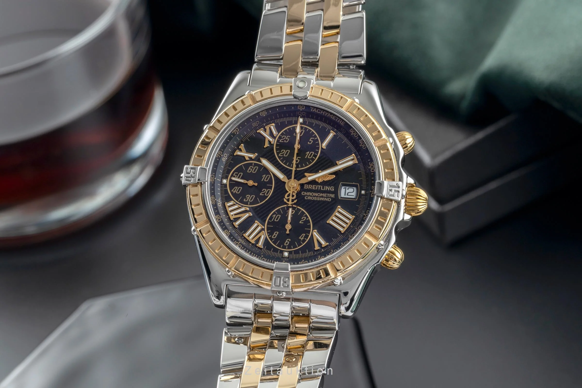 Breitling Crosswind chronograph steel / gold automatic men's watch B13355  [2505164] - Image 2