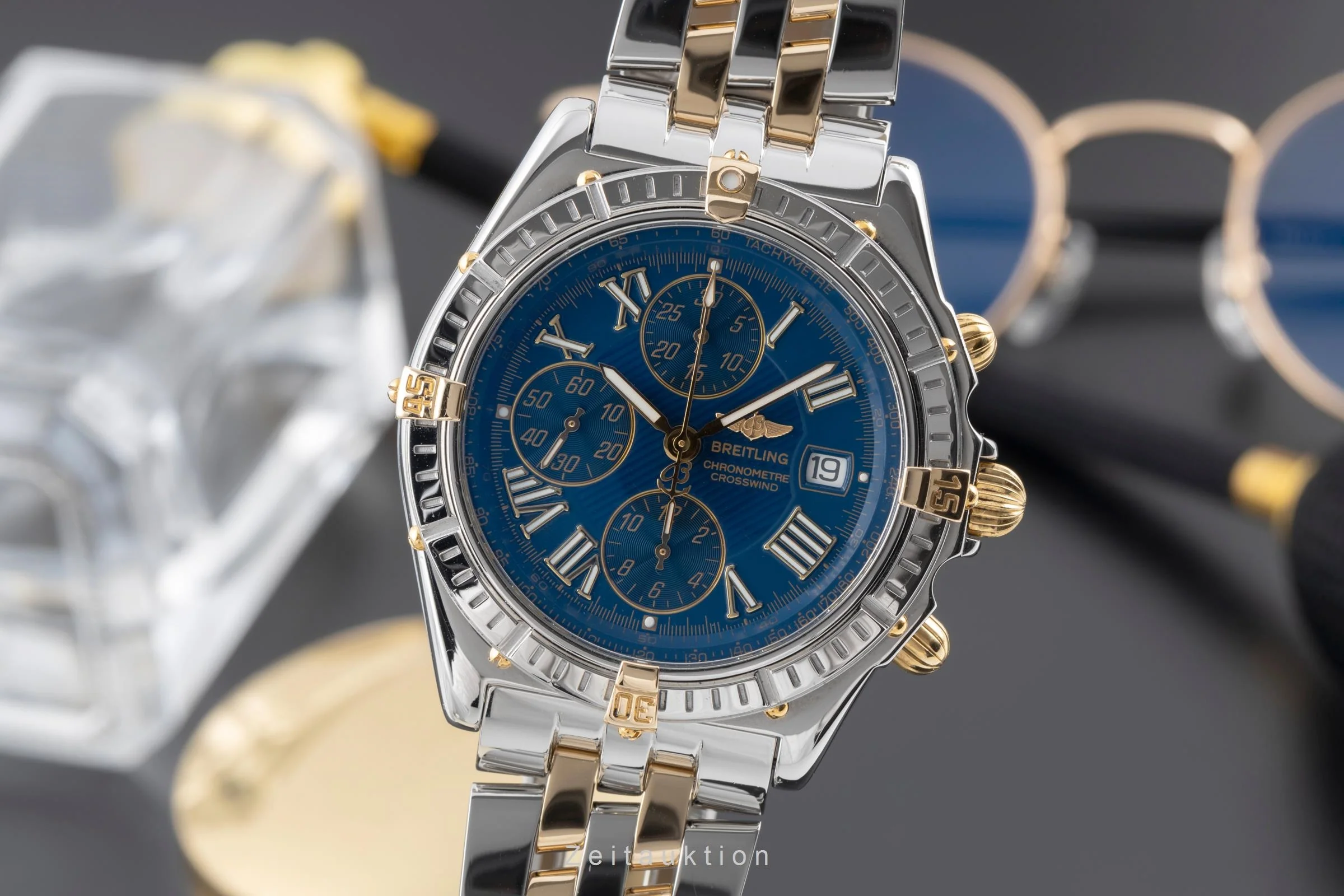 Breitling Crosswind chronograph steel / gold automatic men's watch B13355  [2506237] - Image 2