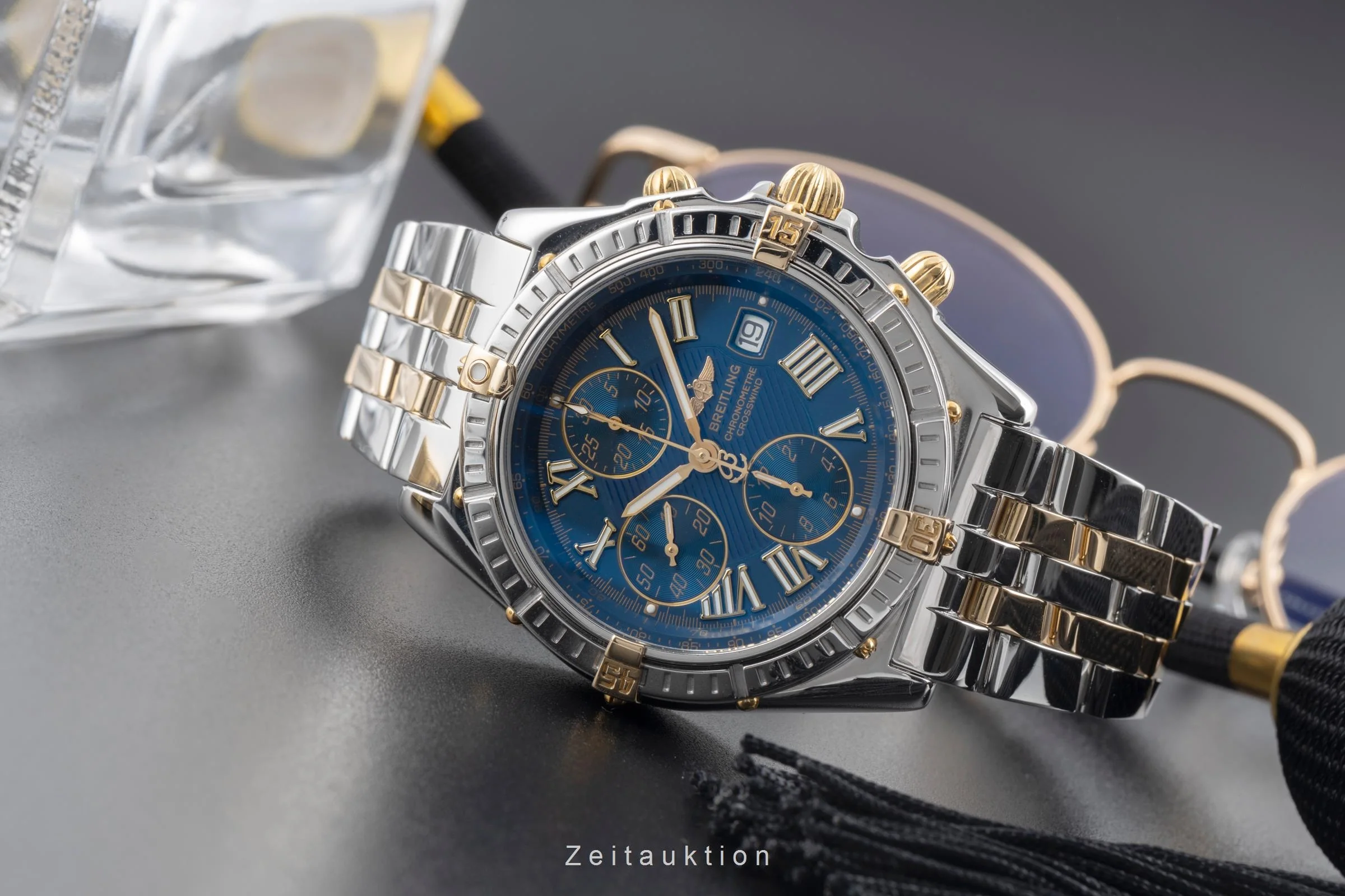 Breitling Crosswind chronograph steel / gold automatic men's watch B13355  [2506237] - Image 3