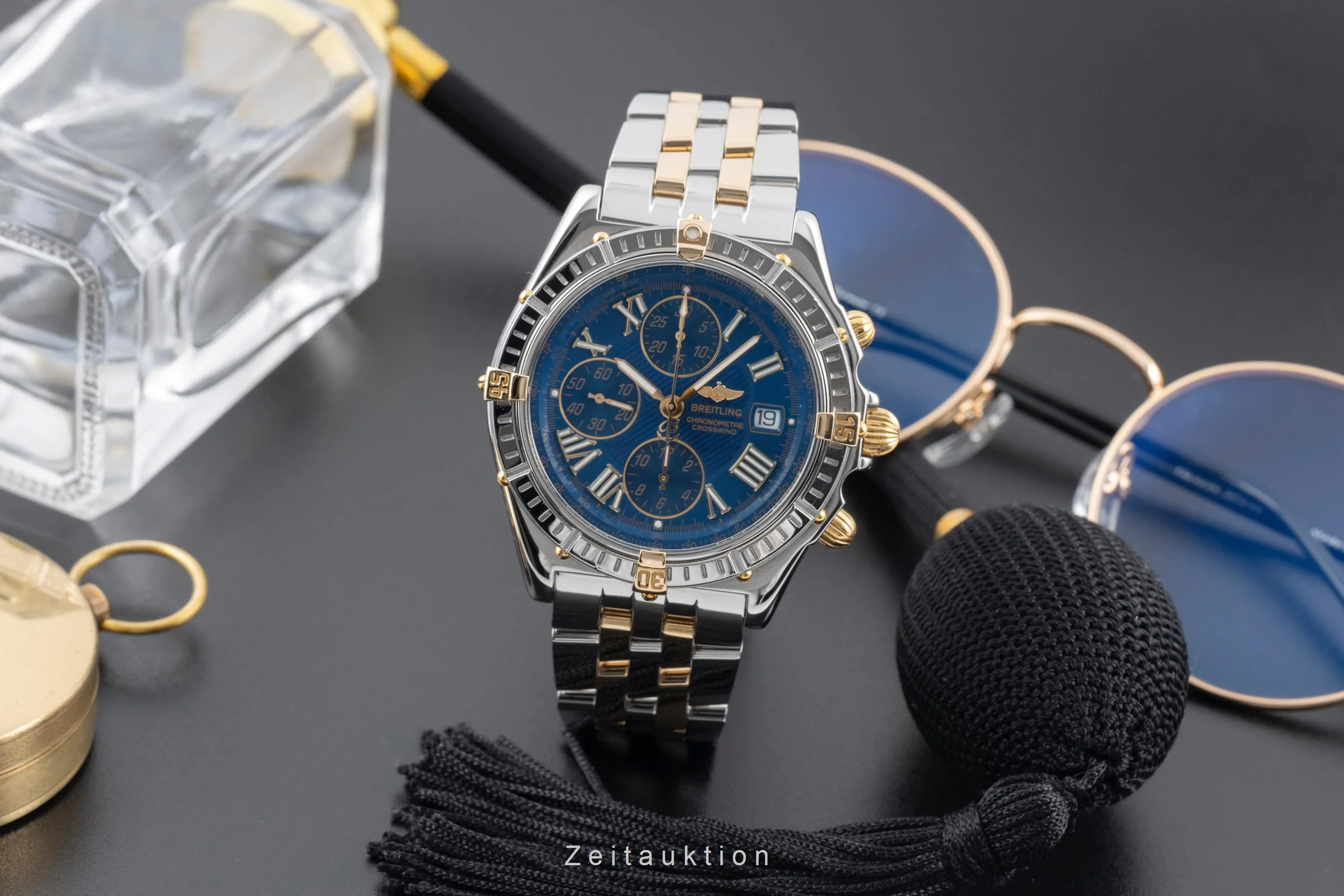 Breitling Crosswind chronograph steel / gold automatic men's watch B13355  [2506237] - Image 4