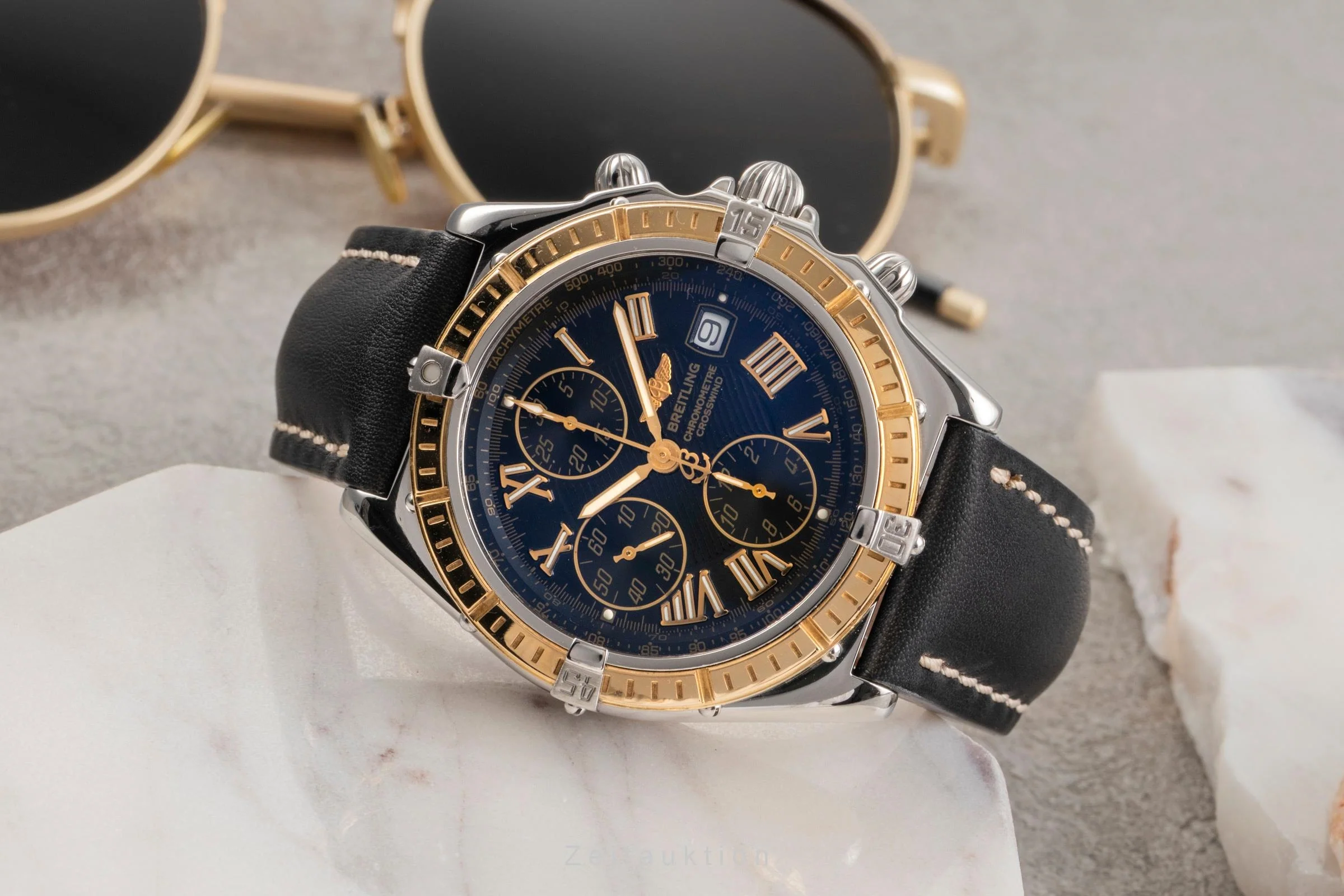 Breitling Crosswind chronograph steel / gold automatic men's watch D13355  [2503464] - Image 3