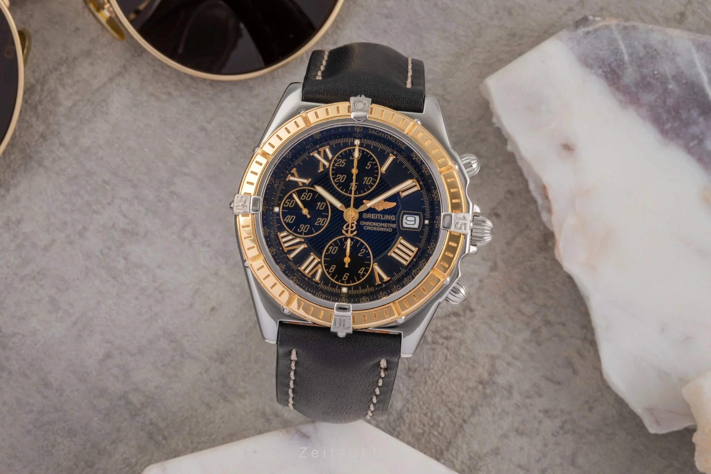 Breitling Crosswind chronograph steel / gold automatic men's watch D13355  [2503464] - Image 4