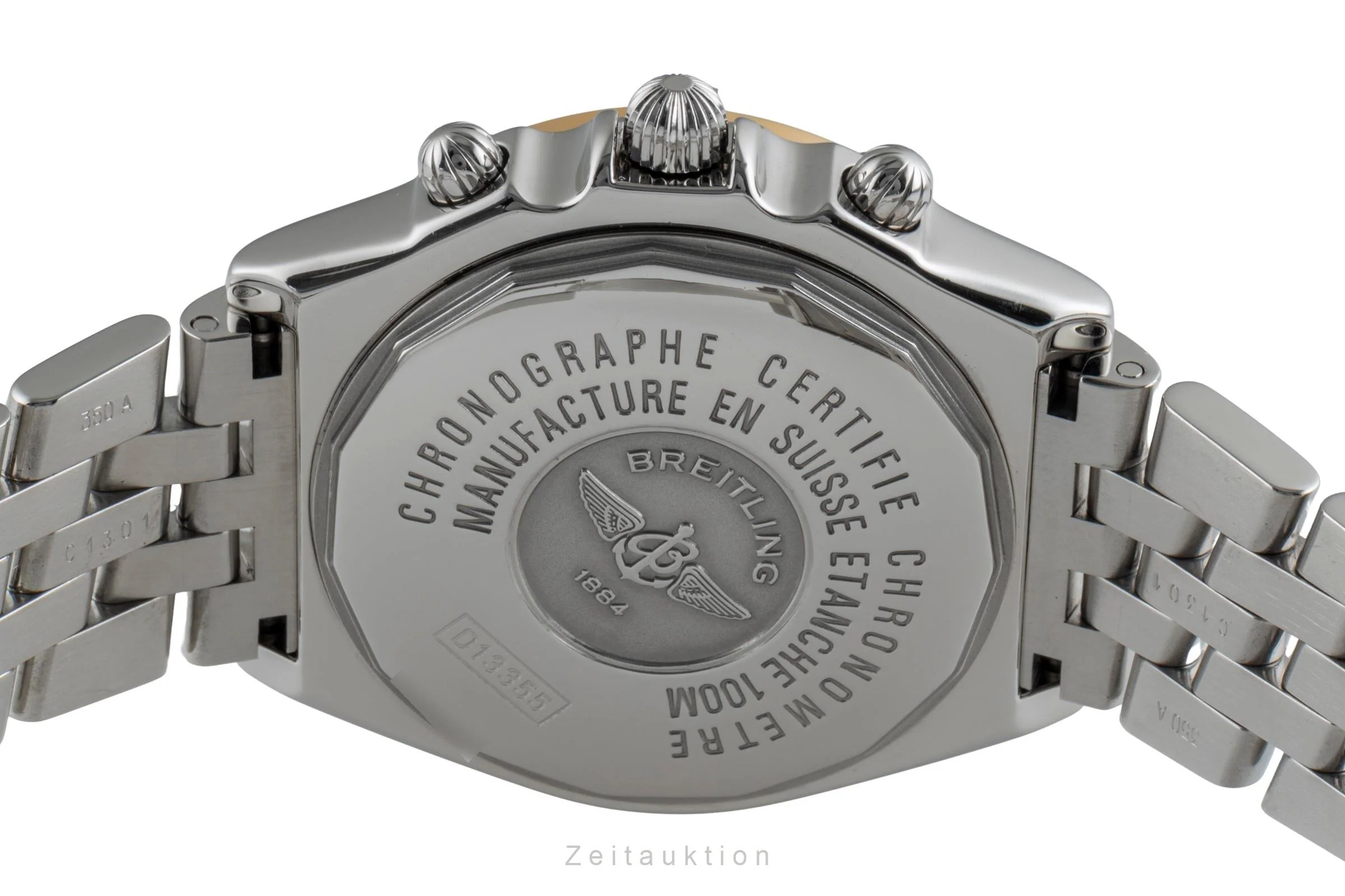 Breitling Crosswind chronograph steel / gold automatic men's watch D13355  [2505676] - Image 12