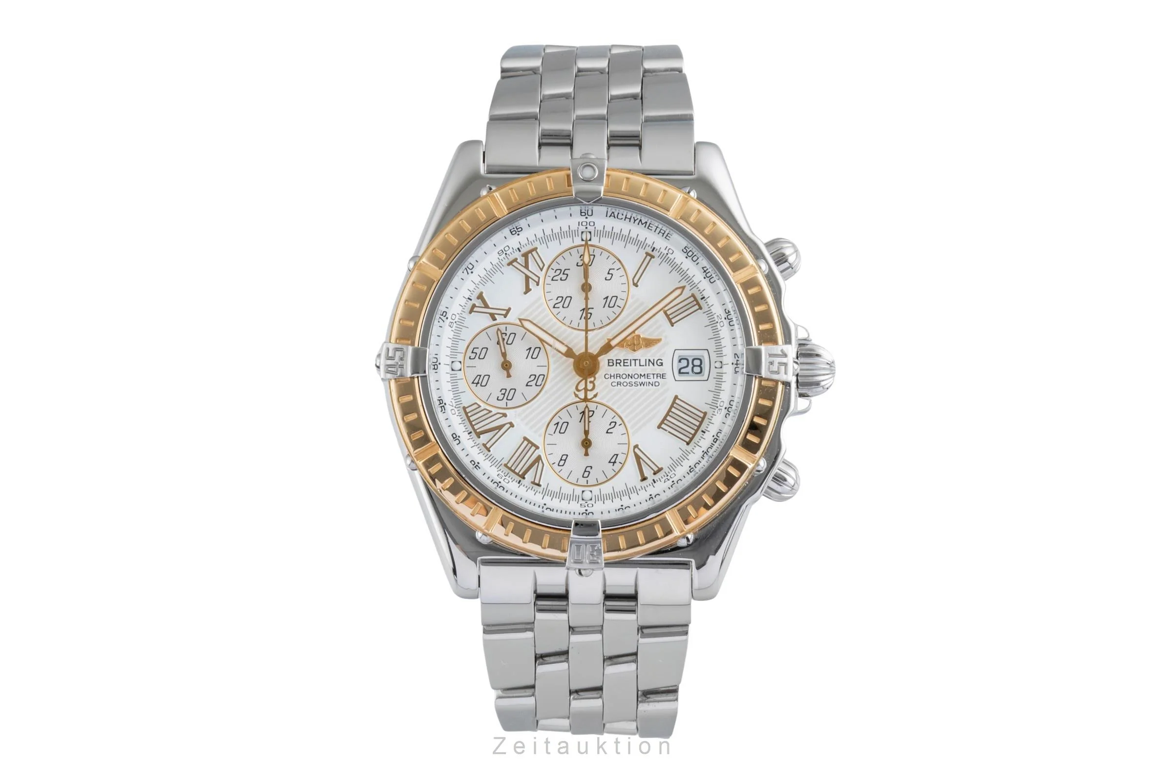 Breitling Crosswind chronograph steel / gold automatic men's watch D13355  [2505676] - Image 5