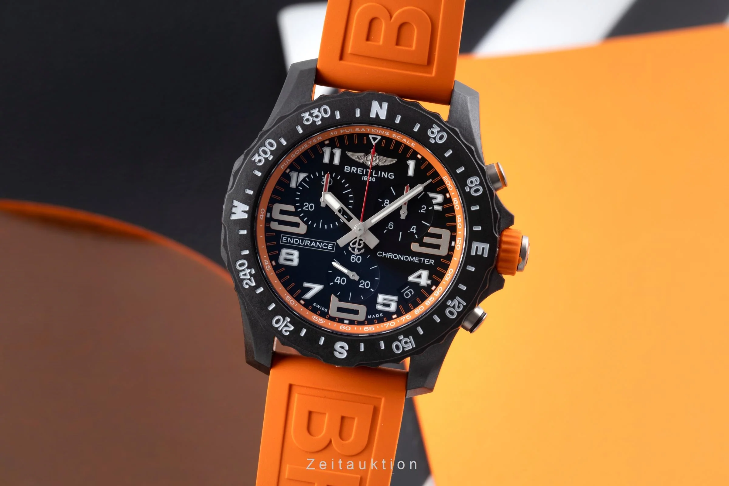 Breitling Endurance Pro chronograph breitlight quartz men's watch X82310 LP: 3600EUR  [2507037] - Image 2