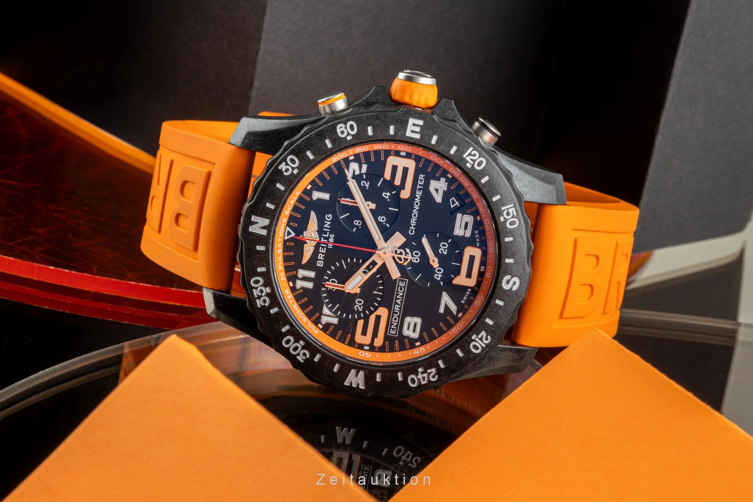 Breitling Endurance Pro chronograph breitlight quartz men's watch X82310A51B1S1 LP: 3350EUR  [2303466] - Image 2