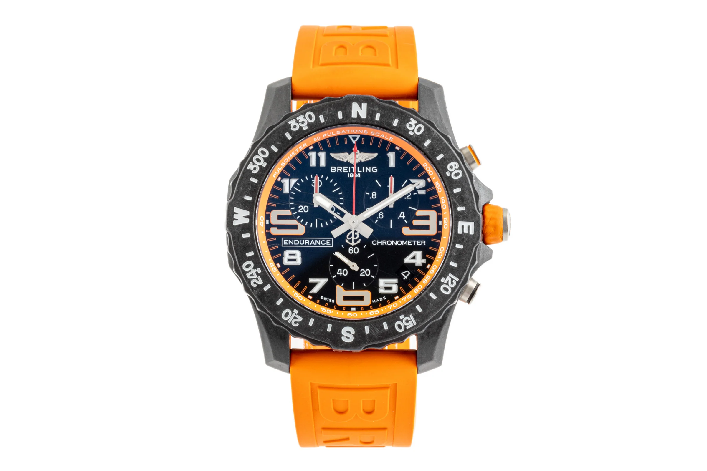 Breitling Endurance Pro chronograph breitlight quartz men's watch X82310A51B1S1 LP: 3350EUR  [2303466] - Image 4