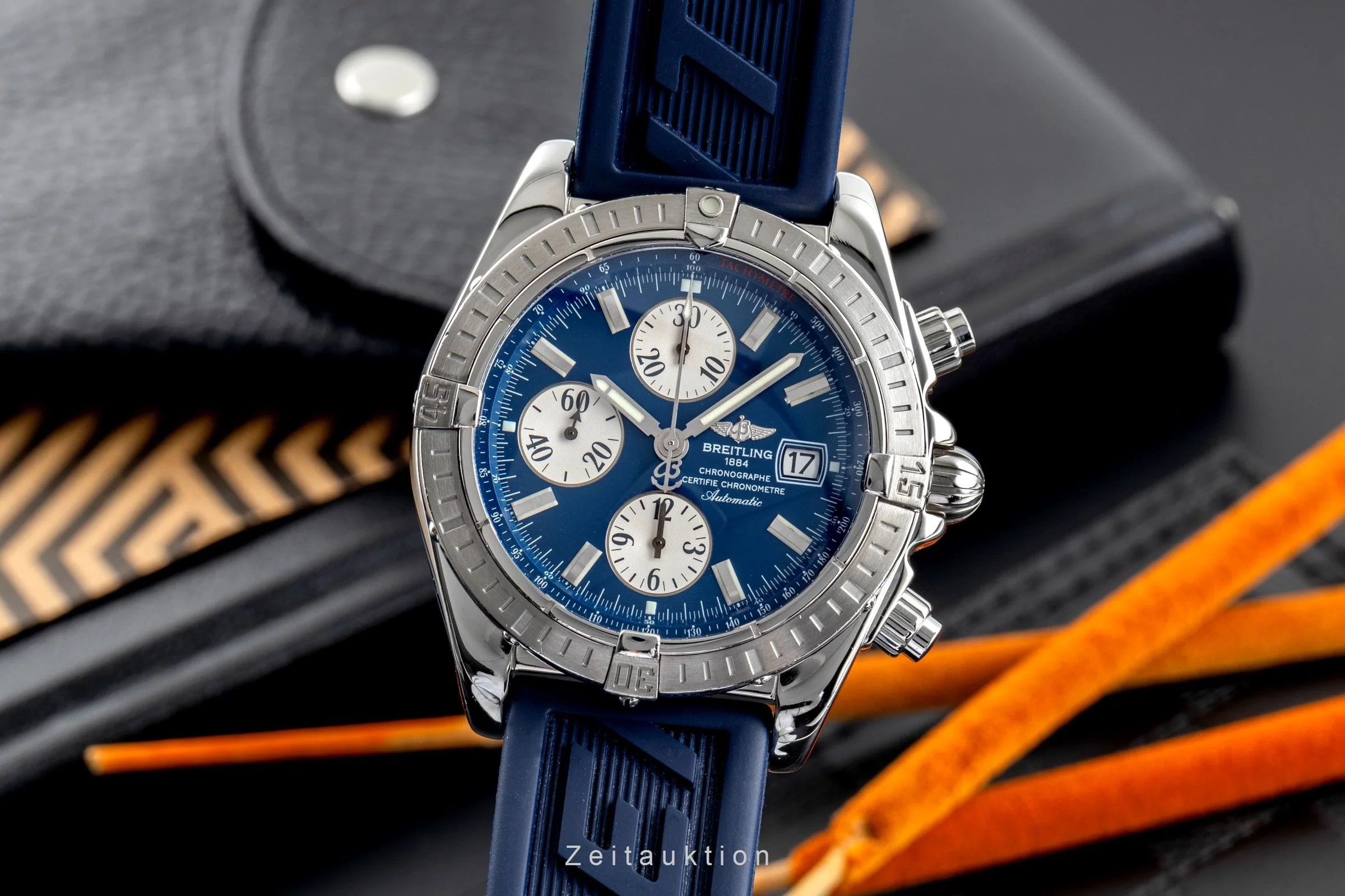 Breitling Evolution chronograph steel automatic men's watch A13356  [2502064] - Image 2