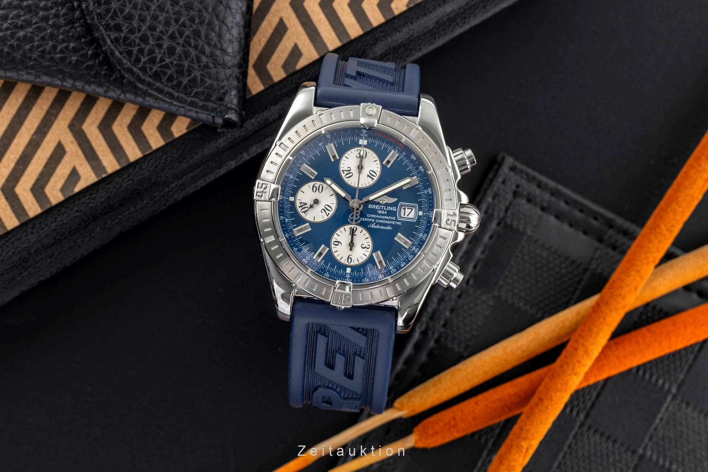 Breitling Evolution chronograph steel automatic men's watch A13356  [2502064] - Image 4