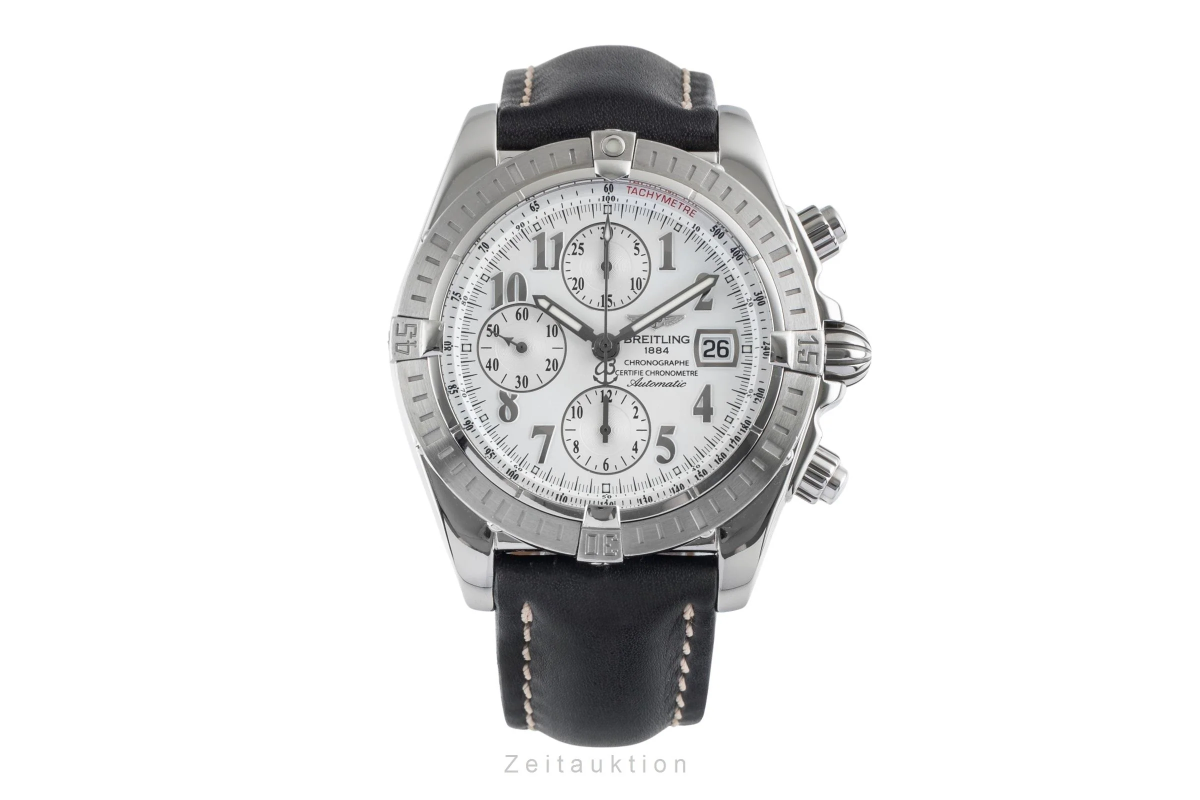 Breitling Evolution chronograph steel automatic men's watch A13356  [2503387] - Image 5