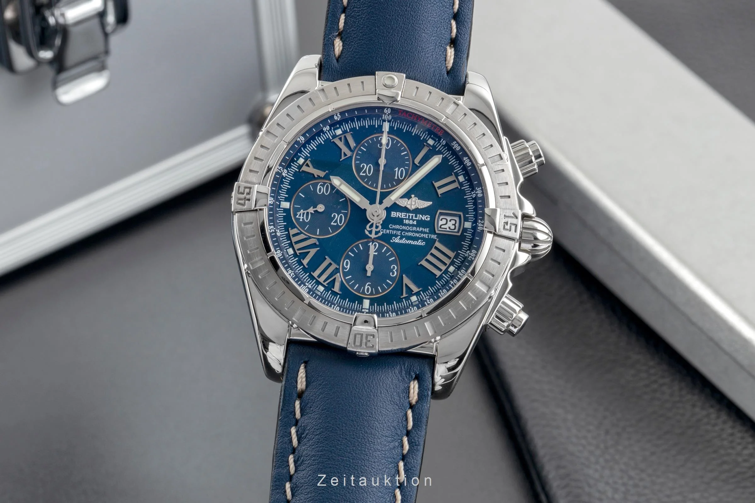 Breitling Evolution chronograph steel automatic men's watch A13356  [2503815] - Image 2