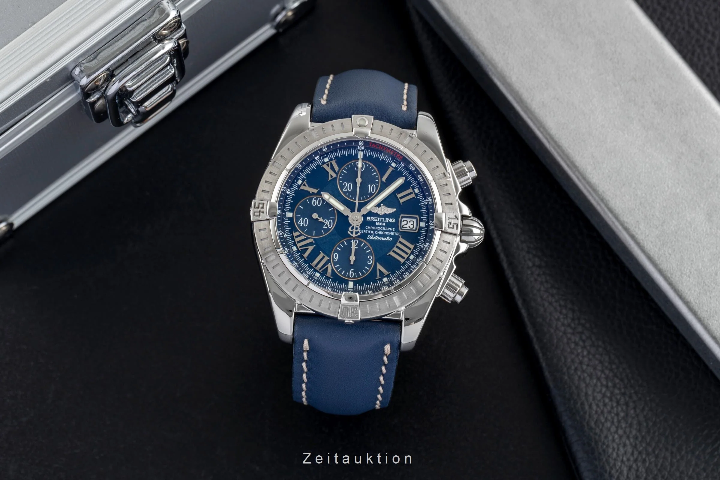 Breitling Evolution chronograph steel automatic men's watch A13356  [2503815] - Image 4