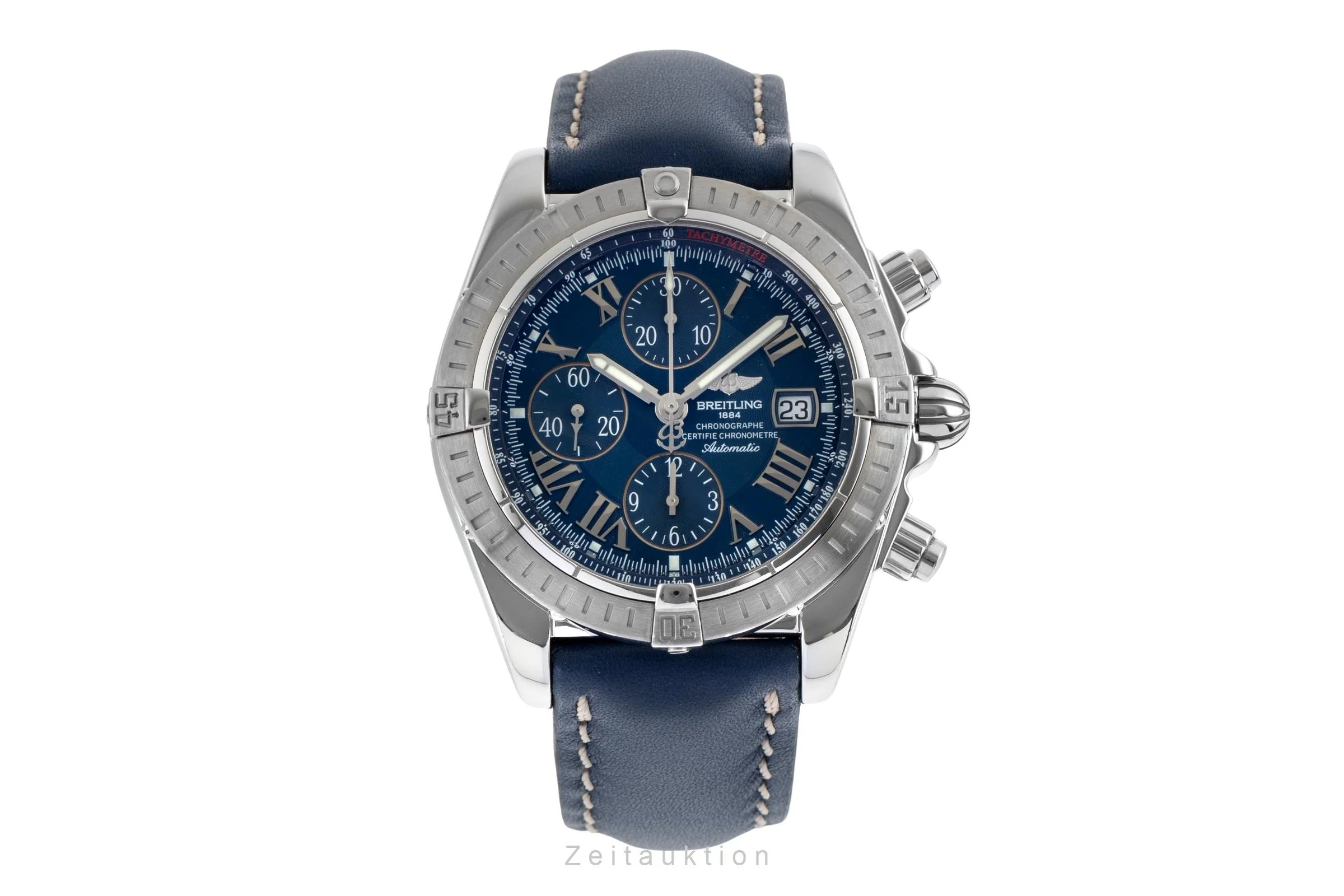 Breitling Evolution chronograph steel automatic men's watch A13356  [2503815] - Image 5