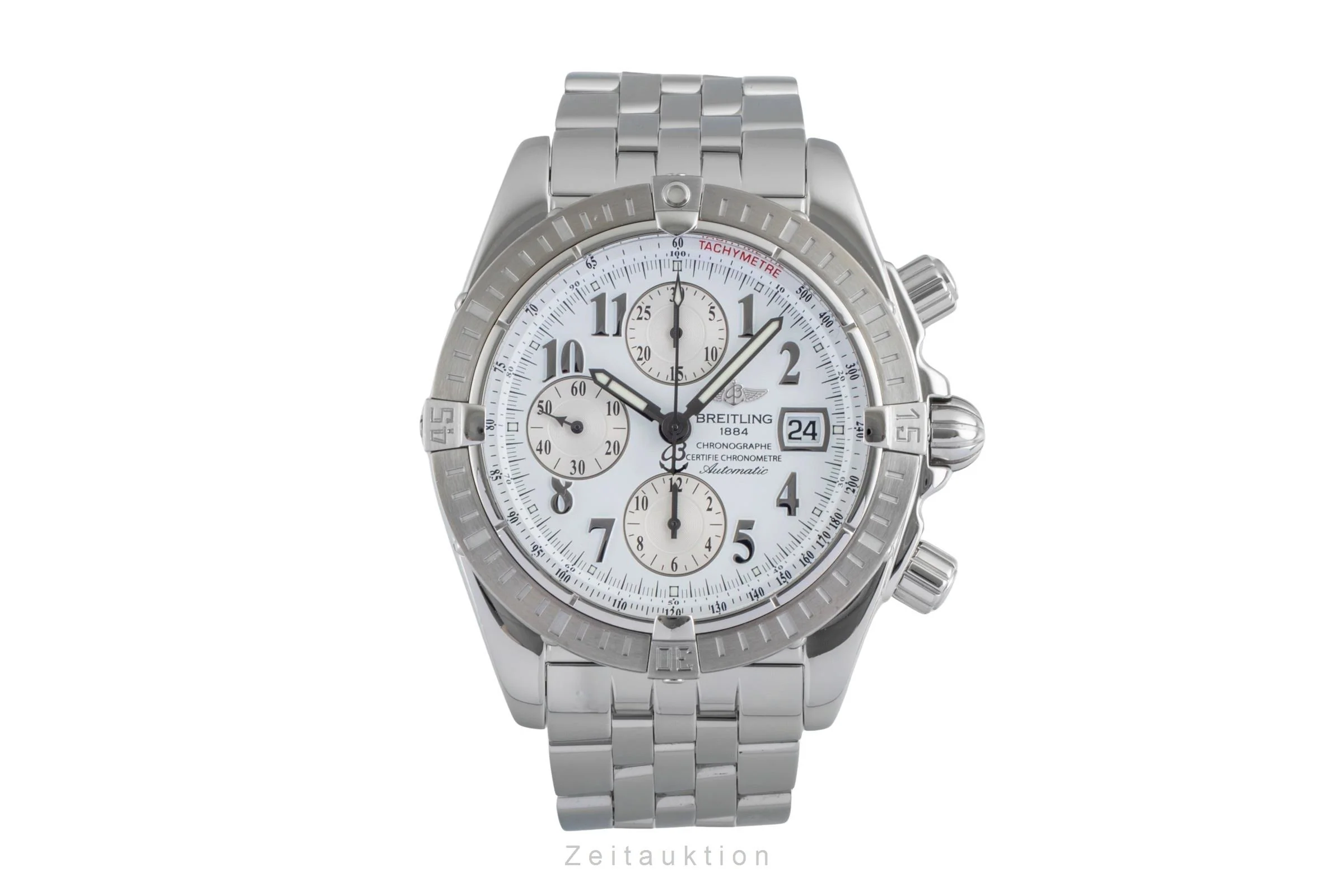 Breitling Evolution chronograph steel automatic men's watch A13356  [2505970] - Image 5