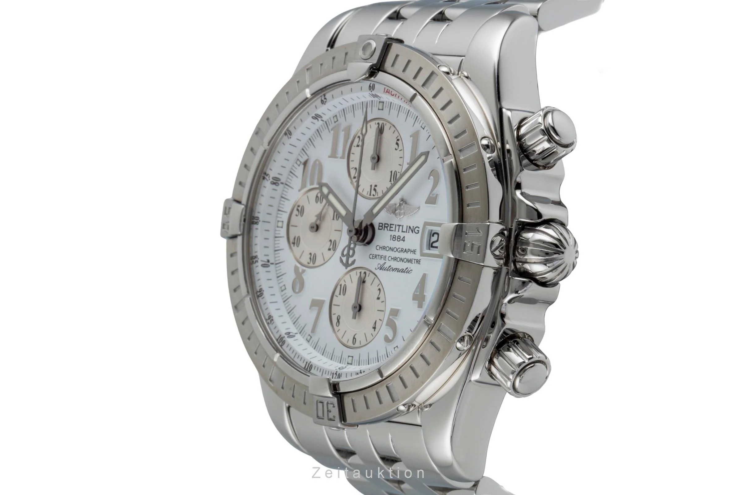 Breitling Evolution chronograph steel automatic men's watch A13356  [2505970] - Image 7