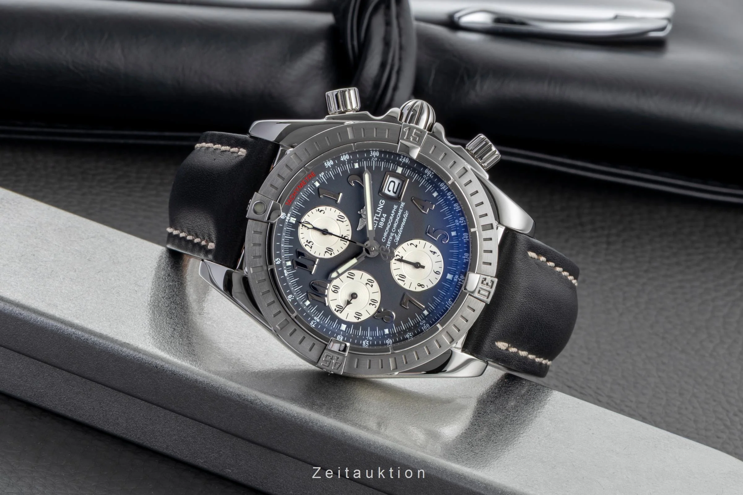 Breitling Evolution chronograph steel automatic men's watch A13356  [2600564] - Image 3