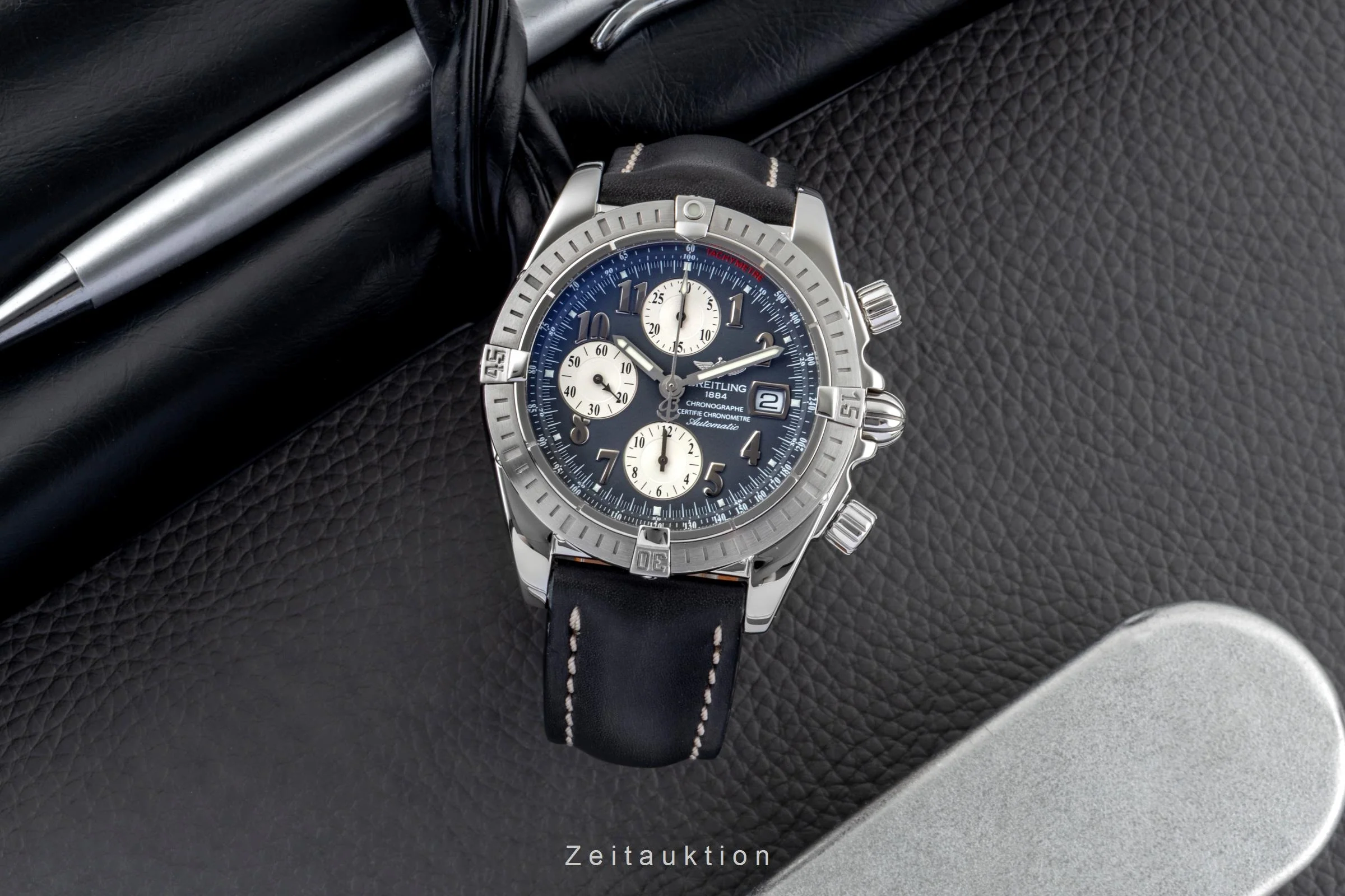 Breitling Evolution chronograph steel automatic men's watch A13356  [2600564] - Image 4