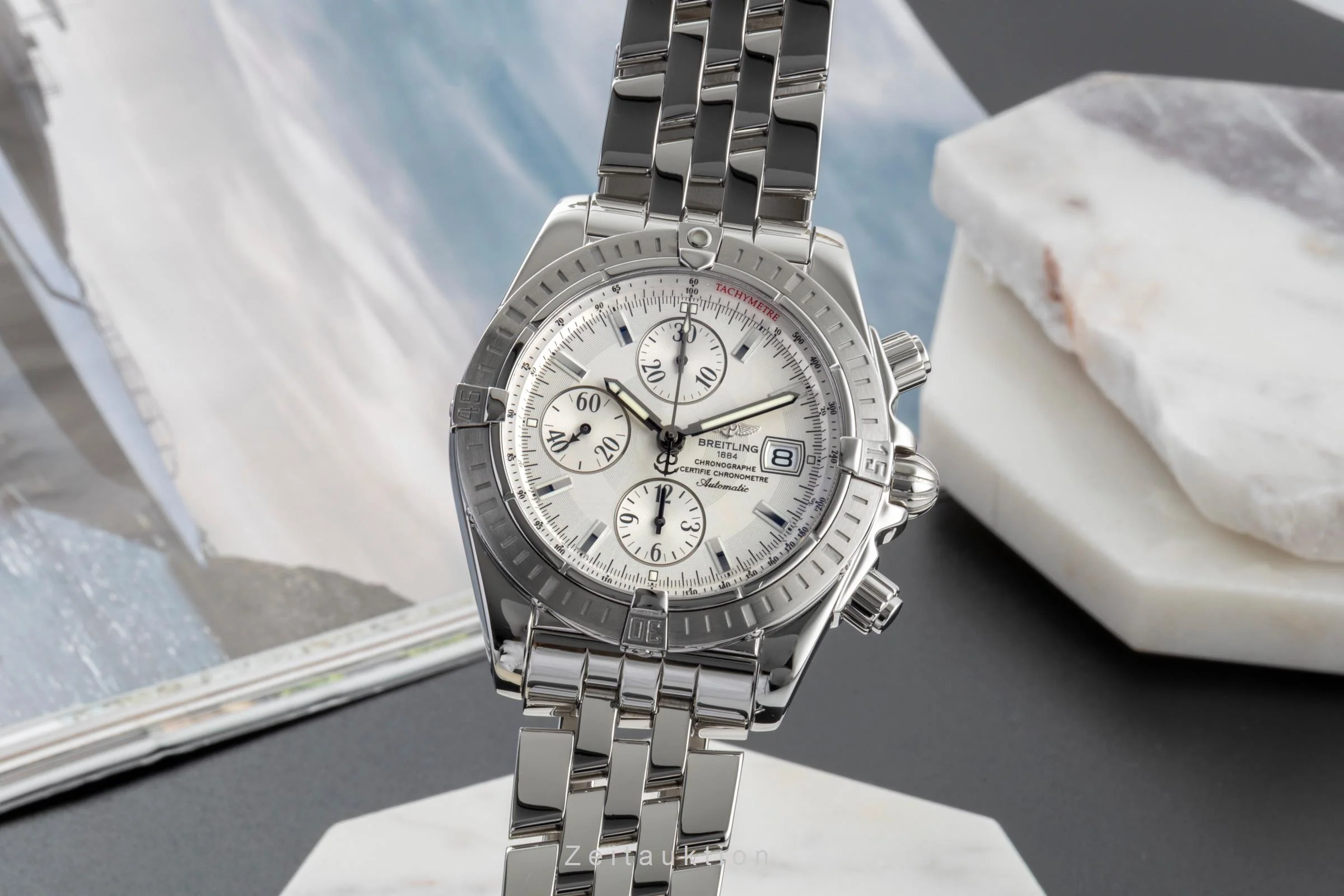Breitling Evolution chronograph steel automatic men's watch A13356  [2601017] - Image 2