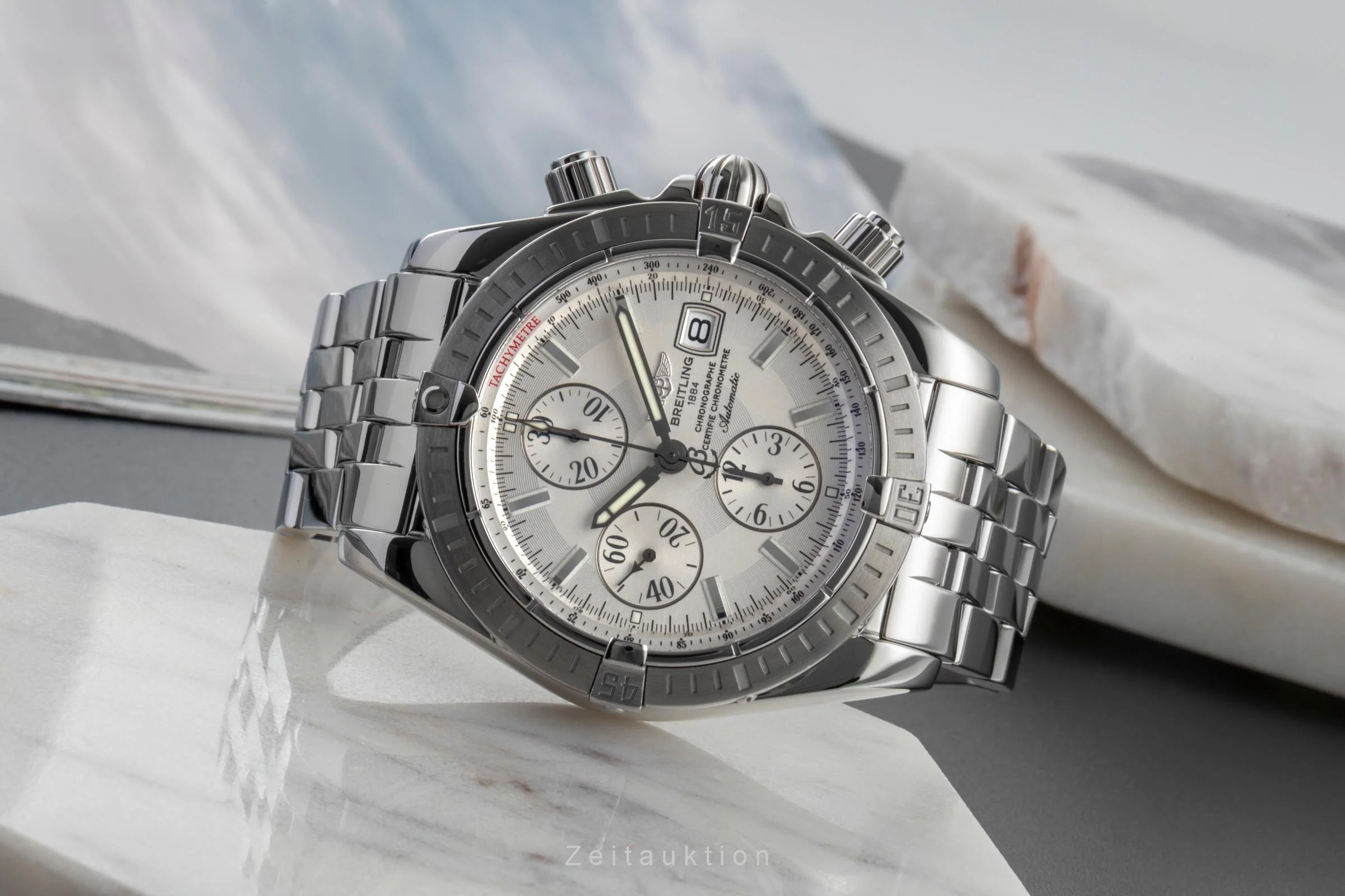 Breitling Evolution chronograph steel automatic men's watch A13356  [2601017] - Image 3